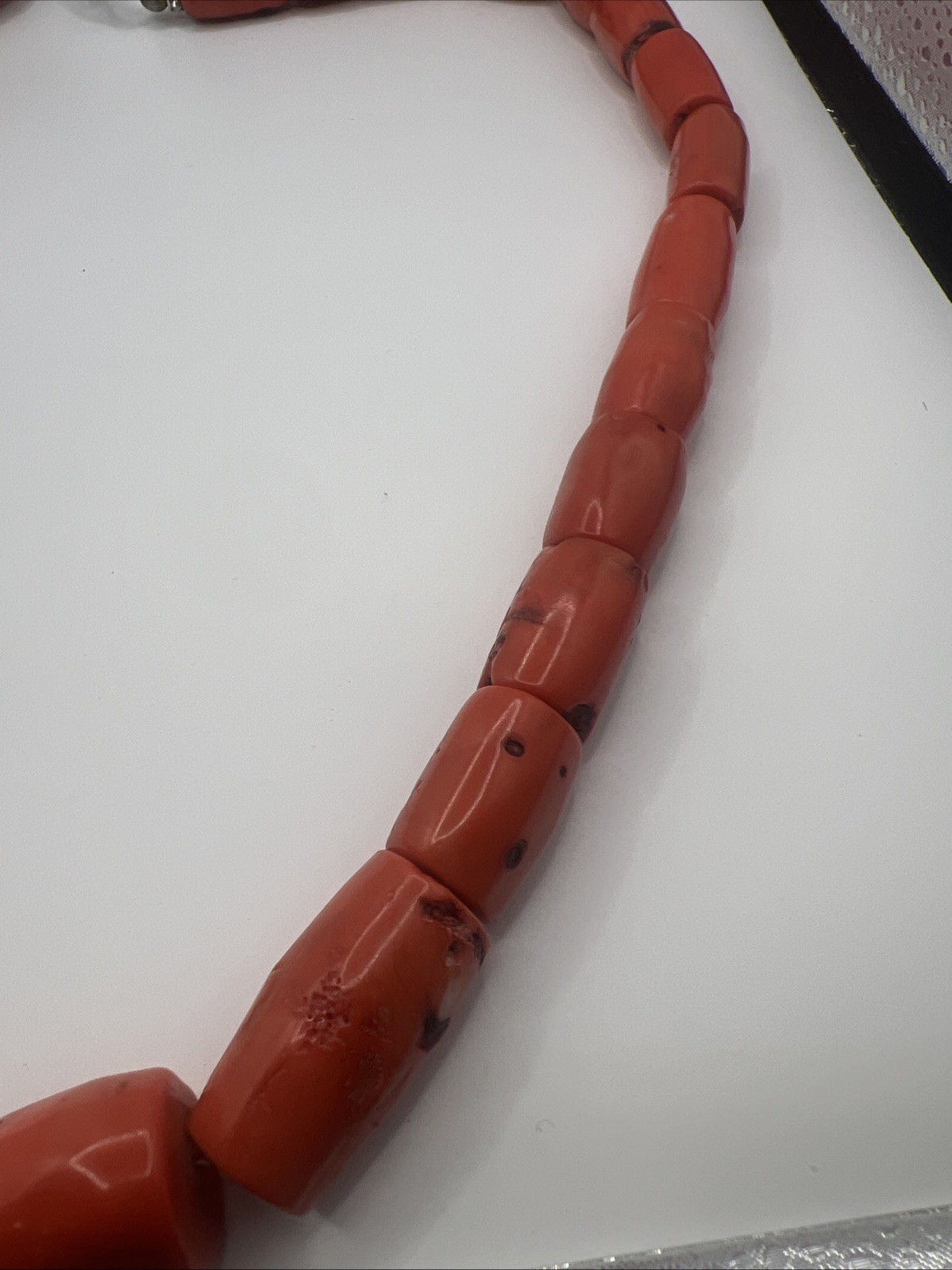 Mediterranean Red Coral Necklace,Moroccan Coral Necklace,Natural 350g
