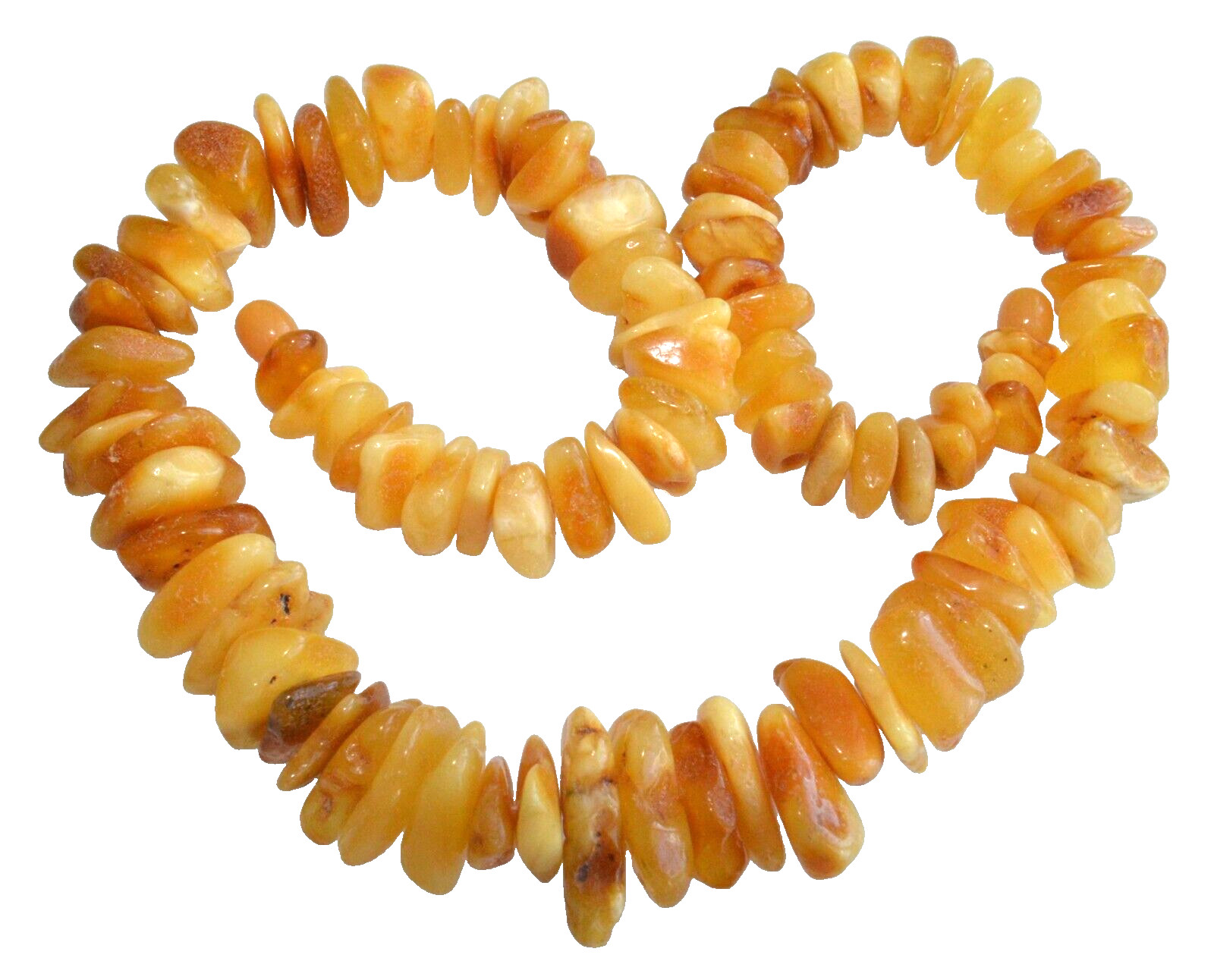 ✅48cm = 60gr RUSSIAN SOVIET BALTIC AMBER BEAD NECKLACE 琥珀 BRACELET STONE PENDANT