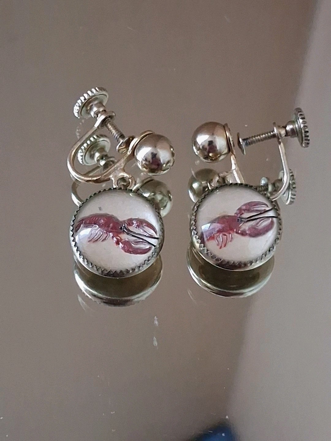 Vintage Lot Of 4 Screw Back Earrings 1930’s – 1950’s