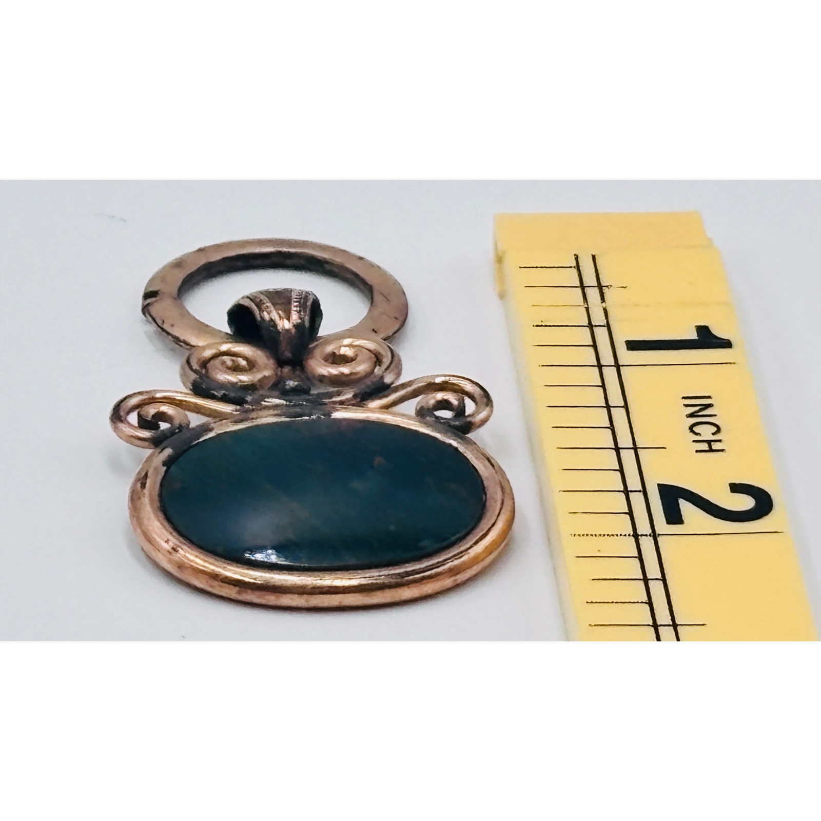 Antique Victorian Gold Filled Intaglio Pendant Fob Classical Carving