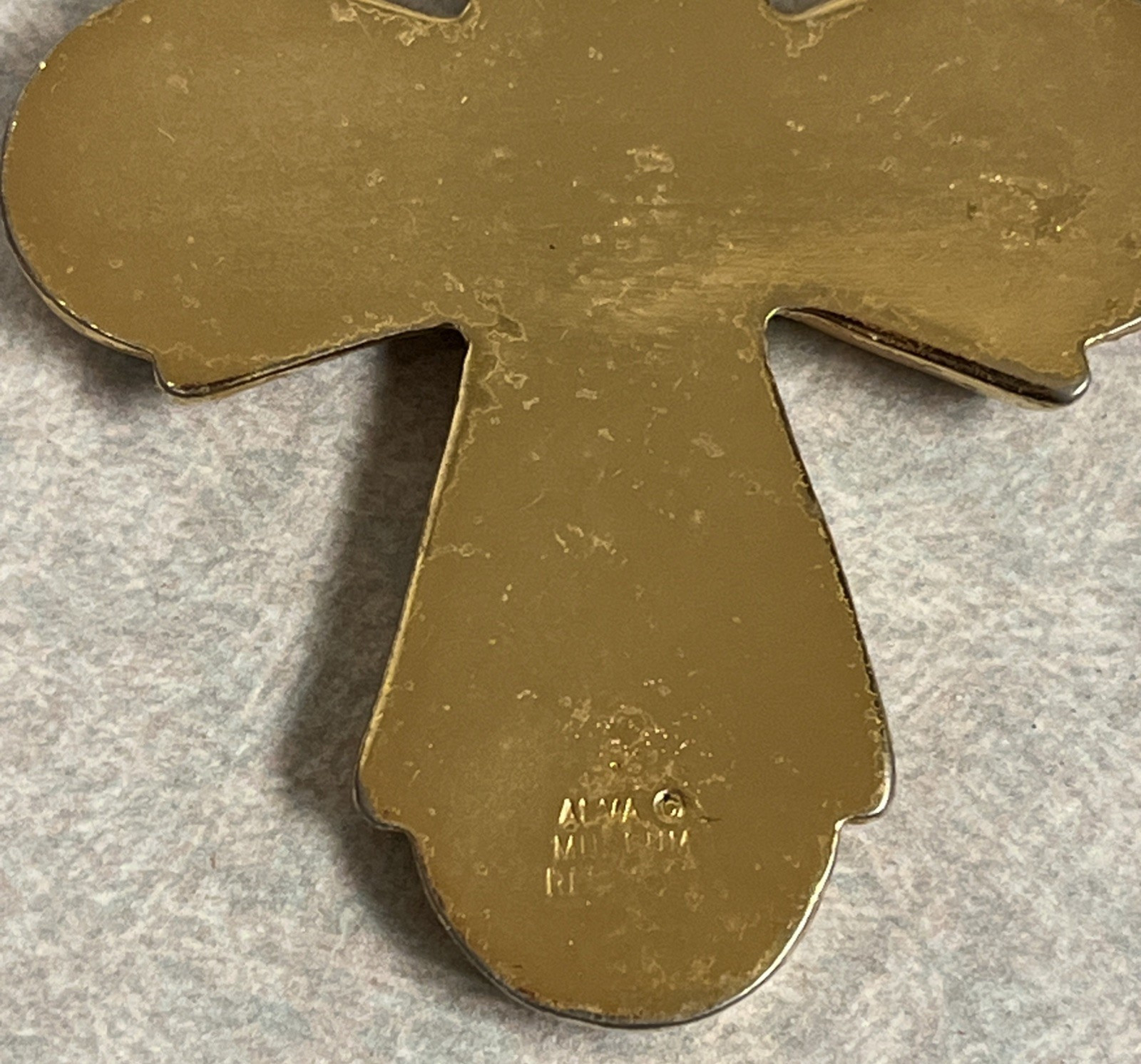 Alva Museum Replica Goldtone Byzantine Gothic Cross Pendant