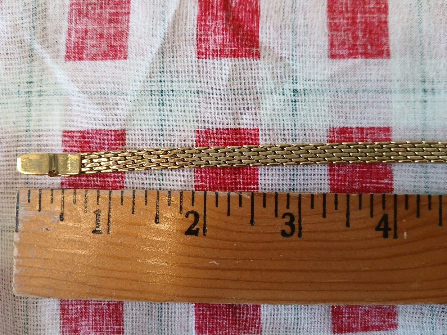 Vintage Signed MONET Gold Plated 17” Mesh Link Chocker Collar Chain Necklace