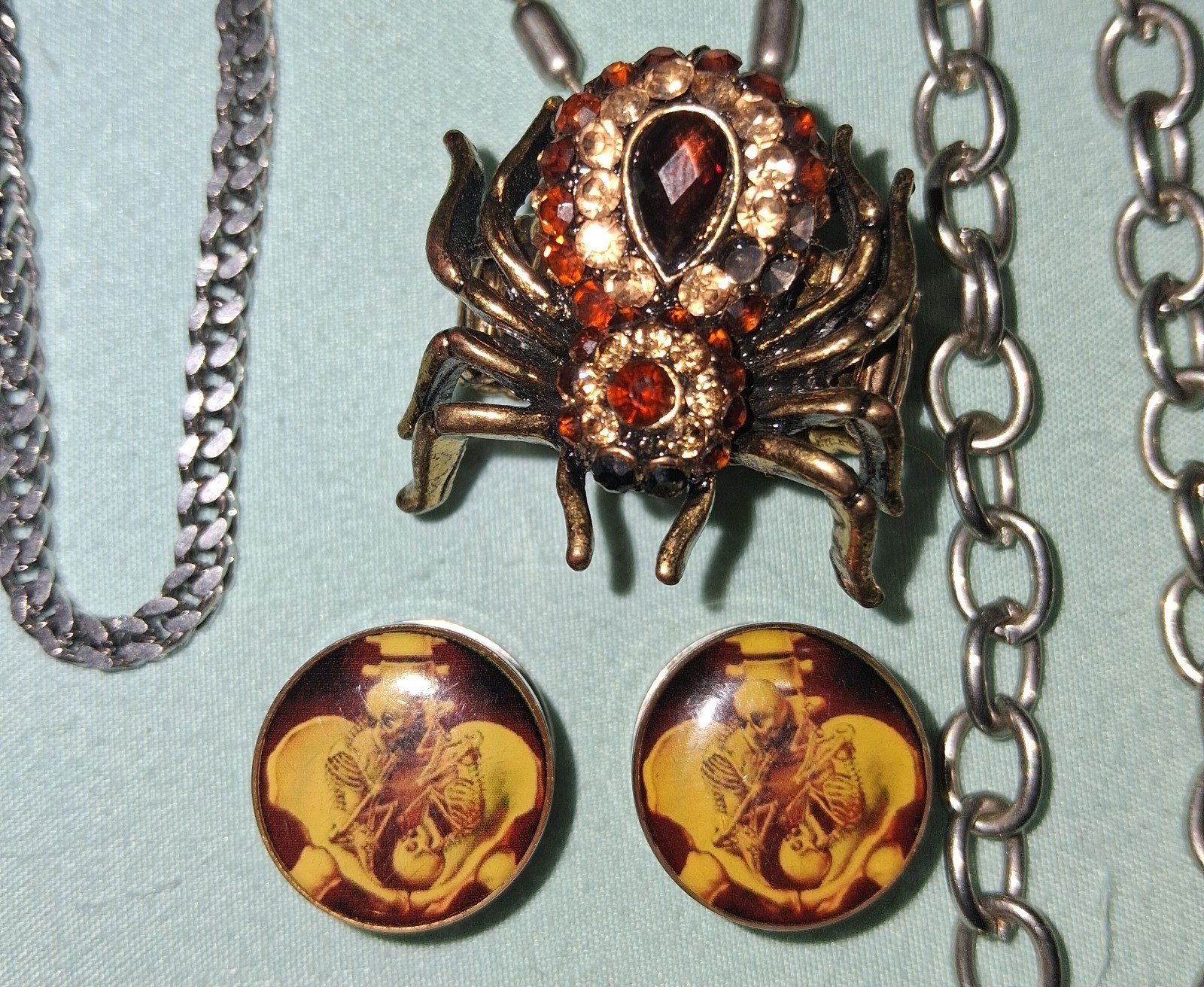 Unique/ALT/Goth/Punk Multi piece VTG to MOD Jewelry Lot