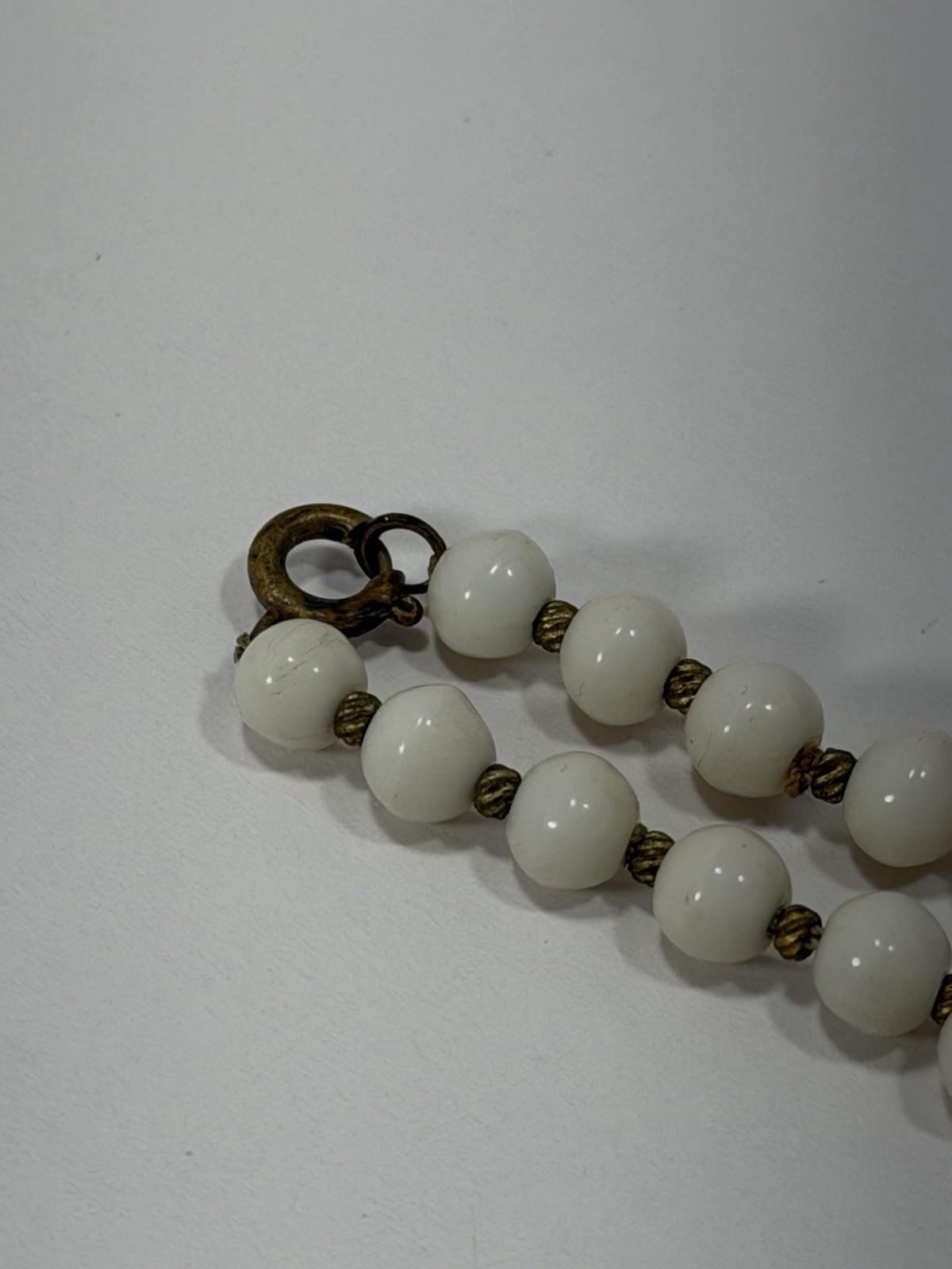 Stunning Antique Natural White & Pink Coral 18” Necklace 34g