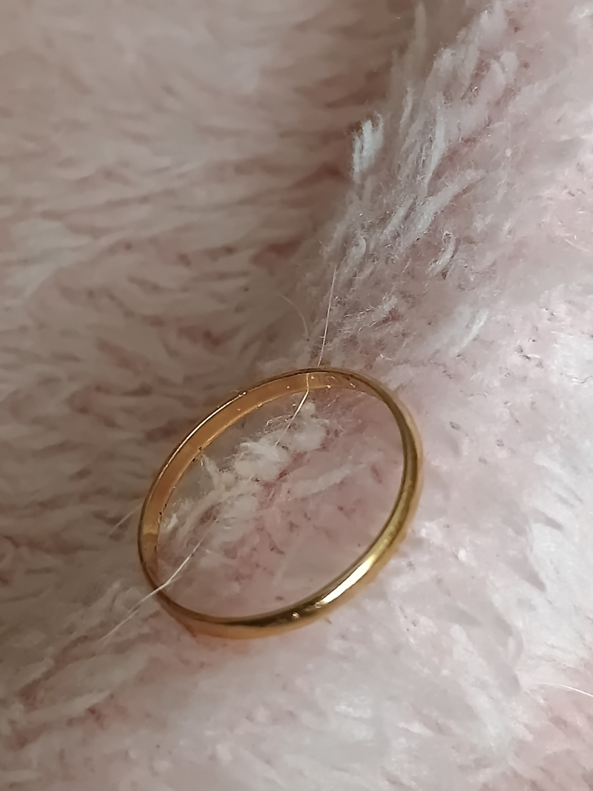 Vintage 10k Baby Gold Band Ring Can Be Worn On Chain As Pendant / Charm as well