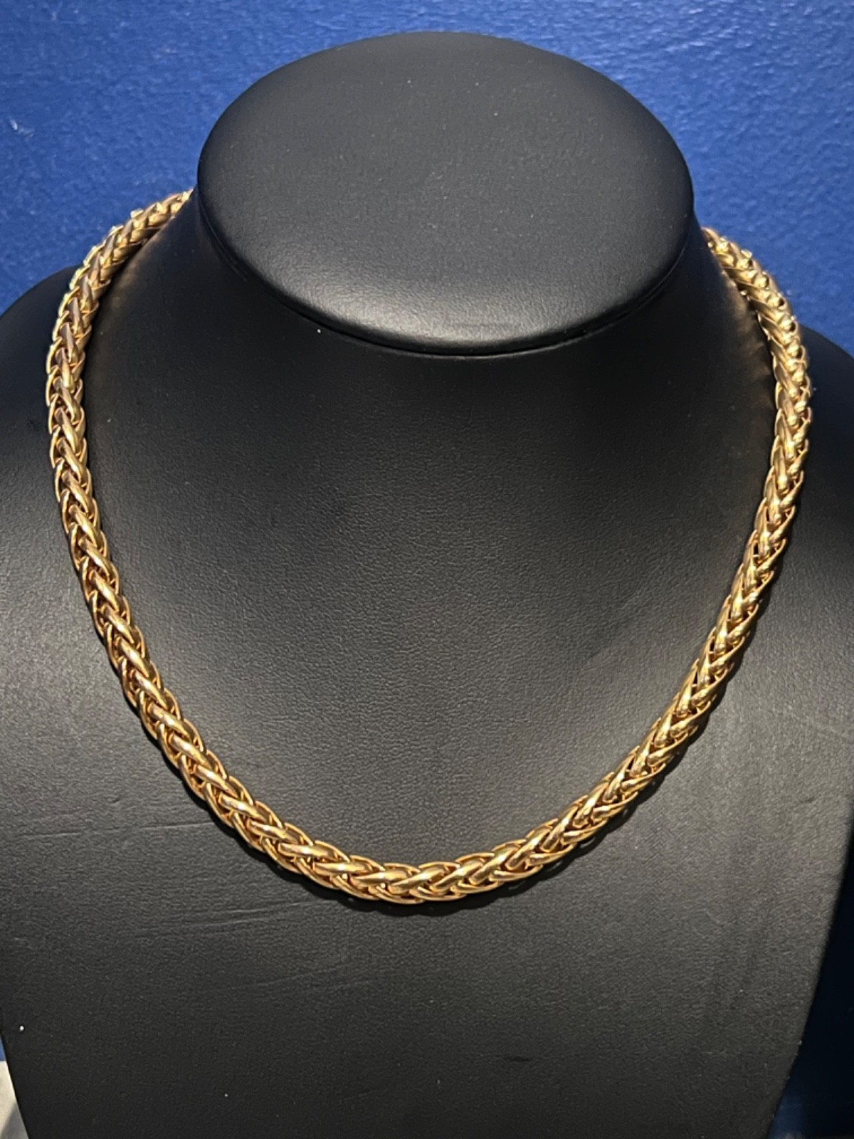 Vintage Gold-tone PREMIER DESIGNS Wheat Chain Necklace