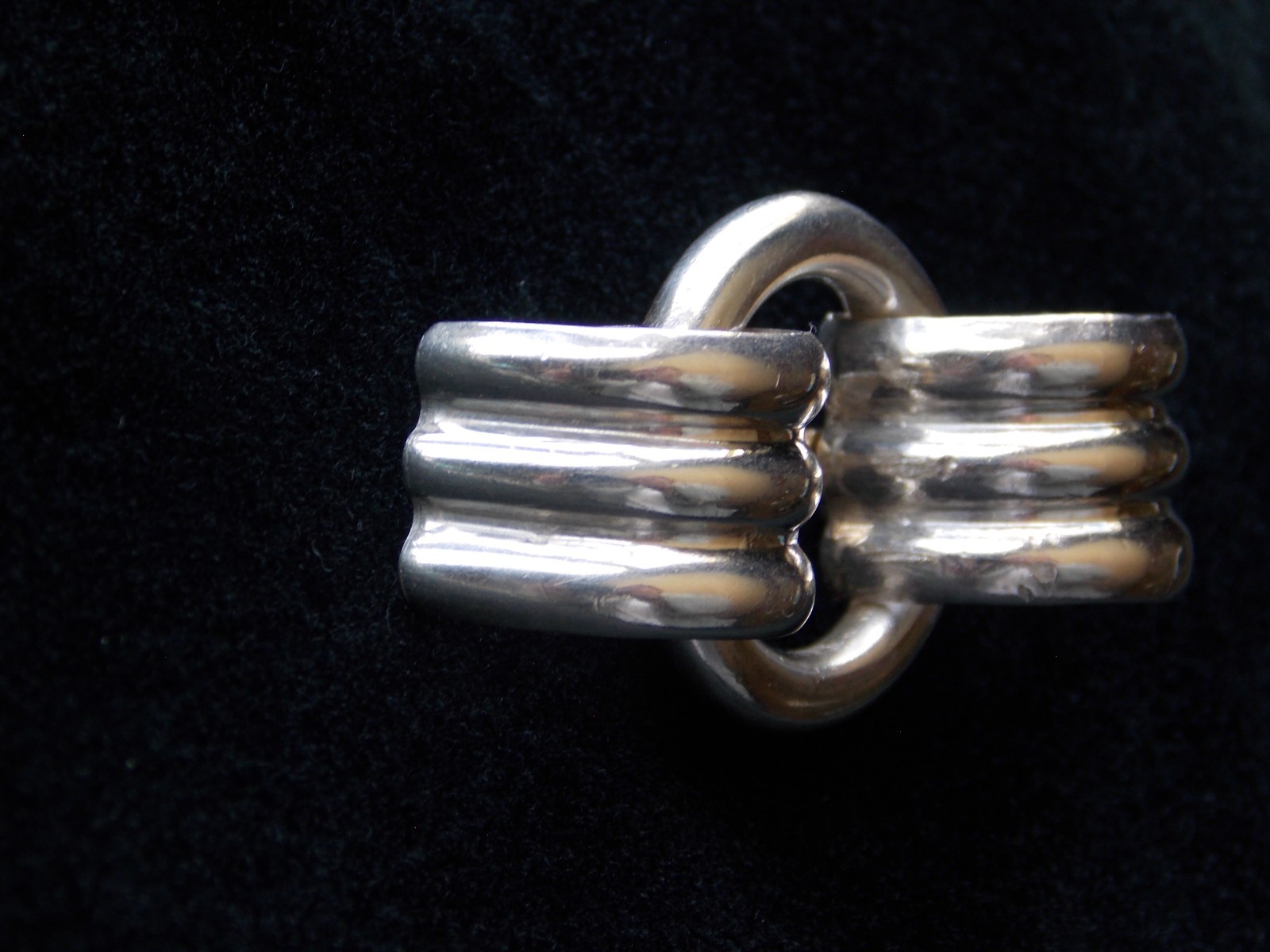 Vintage Los Castillo Taxco Mexico 925 Sterling Silver Scarf Pin Brooch 1942-1948