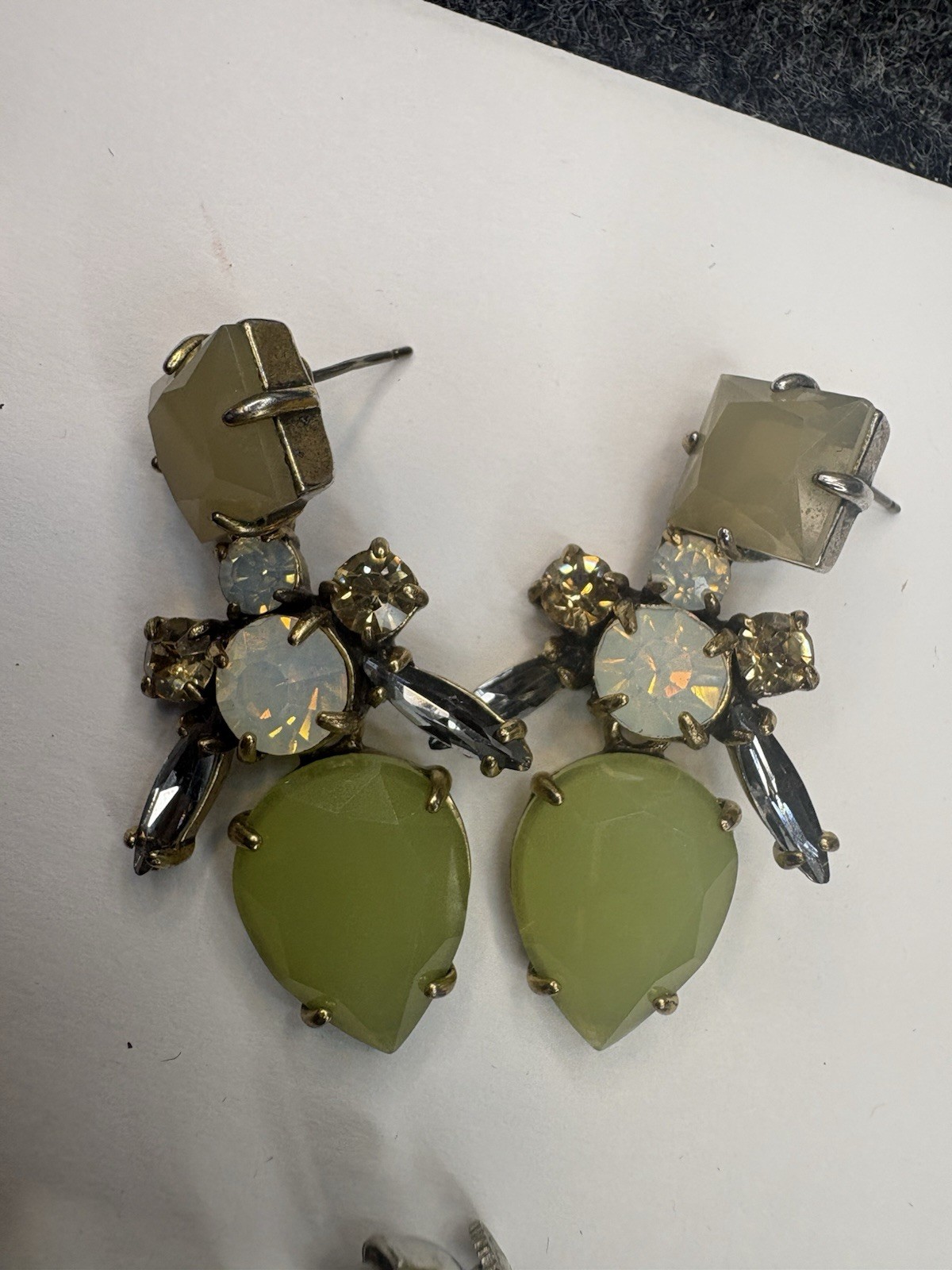 Trifari Monet Stella Dot Avon Jewelry Lot Earrings Bracelet Vintage Mix