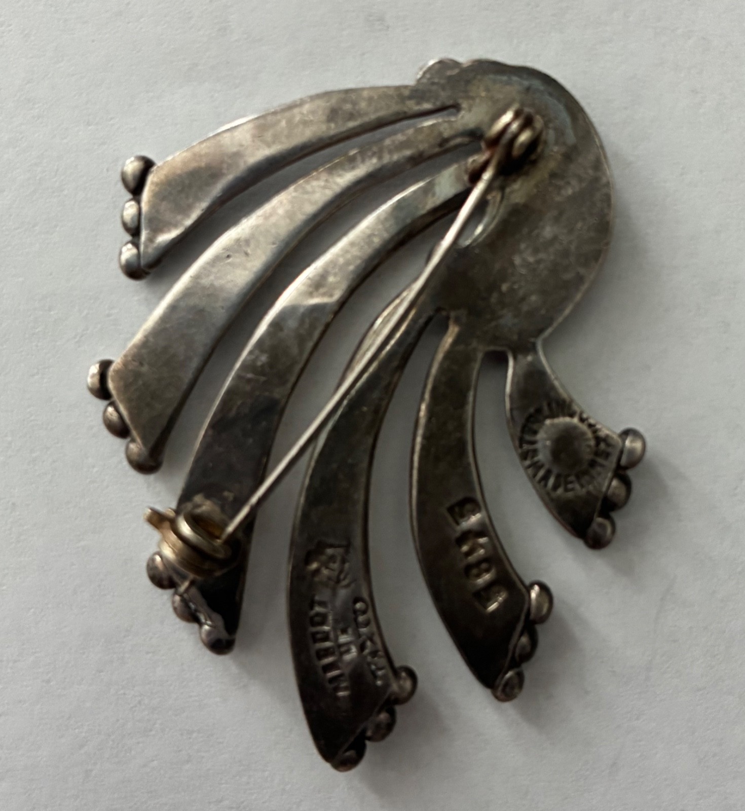 Margot de Taxco Mexico Vintage Art Deco Sterling Silver Parure/Set Jewelry