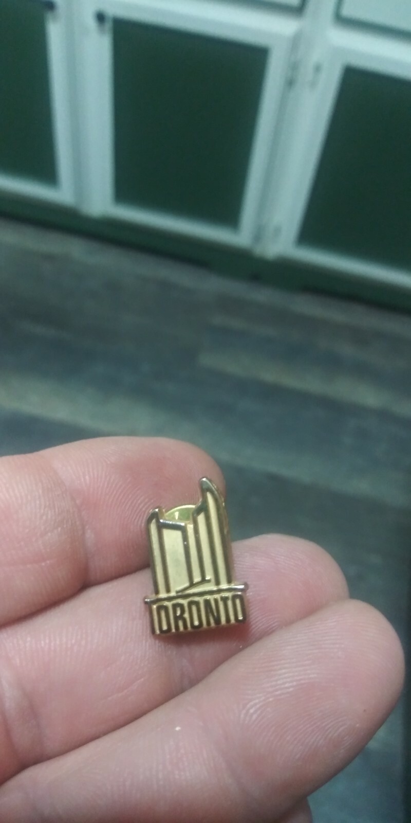 Vintage Brass Toronto City Skyline Buildings Brooch Pin Souvenir FAST SHIPPING!