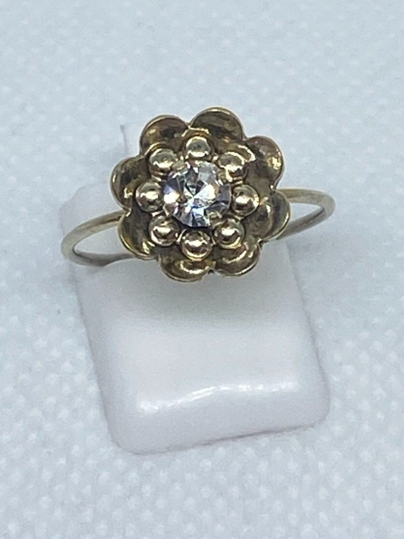 Rings Silver 875 Size 7.25 . Weight 1.41 g. Soviet Vintage Jewelry USSR