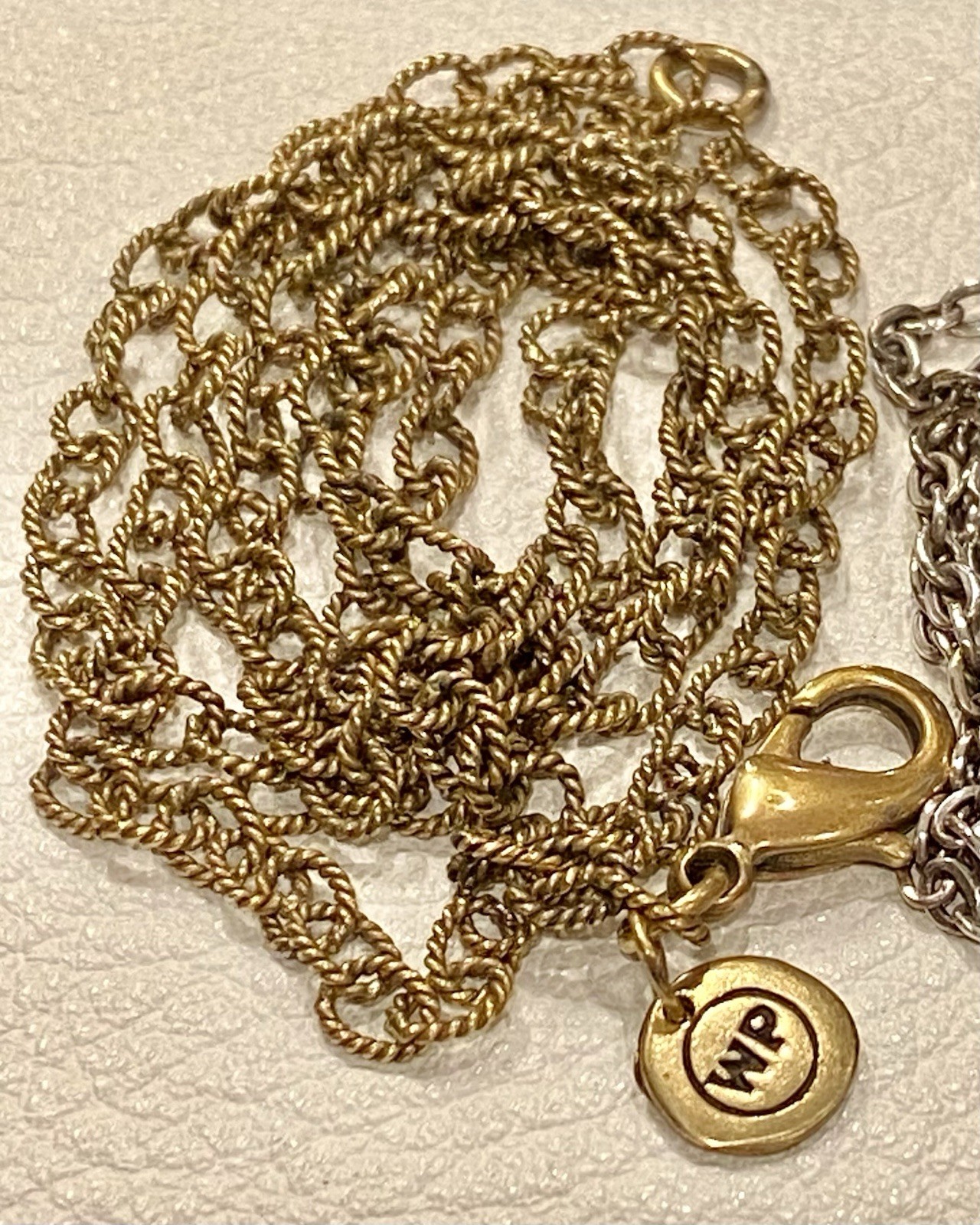 Vintage Waxing Poetic Sterling Silver/Brass Charms Heart Love