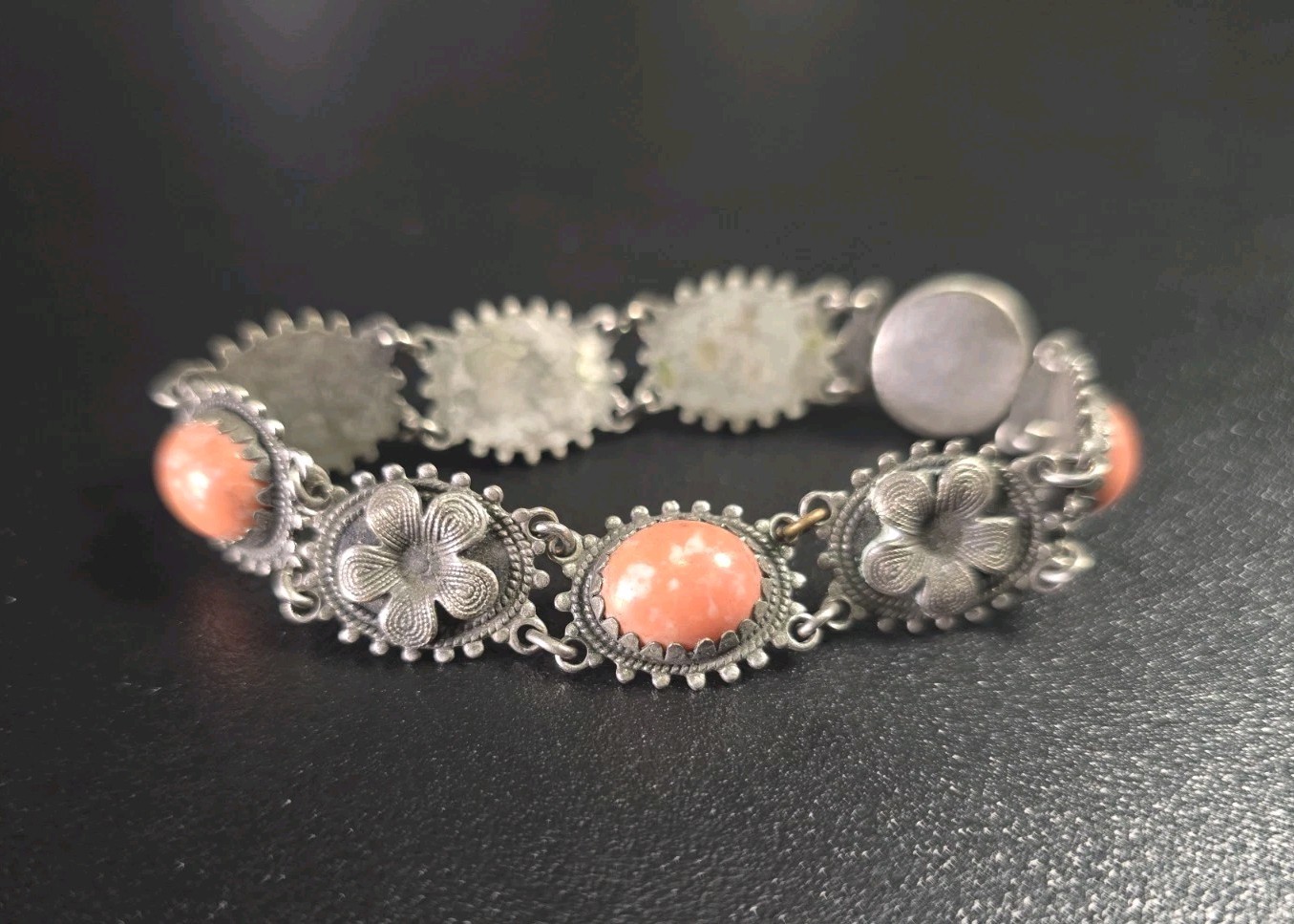 Antique Art Deco Czech Glass Bracelet