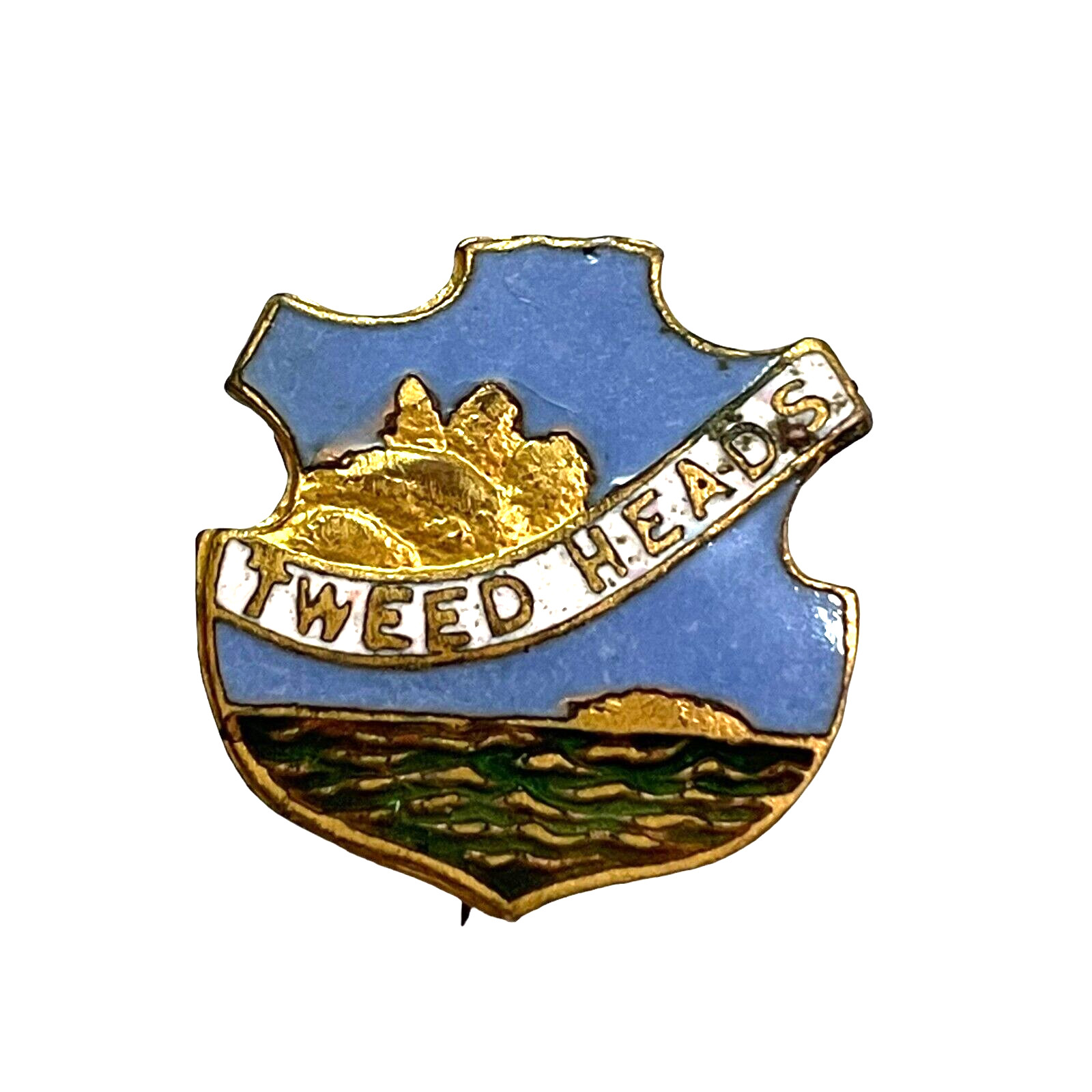 Tweed Heads Collectible Pin Made In Australia Vintage Beach Souvenir