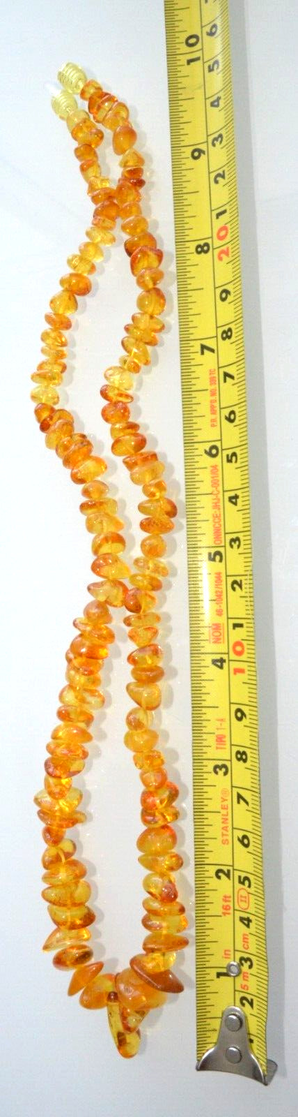 ✅54cm = 26gr RUSSIAN SOVIET BALTIC AMBER BEAD NECKLACE 琥珀 BRACELET STONE PENDANT
