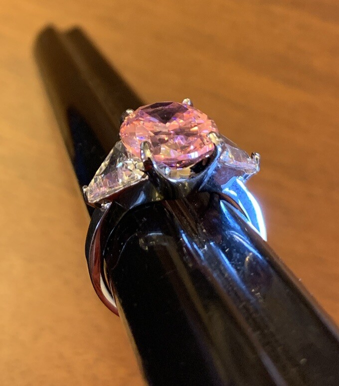 BUTLER 5th Ave. Collection “Tickled Pink” Cubic Zirconia Ring Size 6