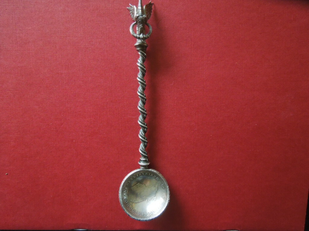 J2744 ANTIQUE SILVER Phoenix HANDCRAFTED VERY NICE DETAILED SEE DESCRIP