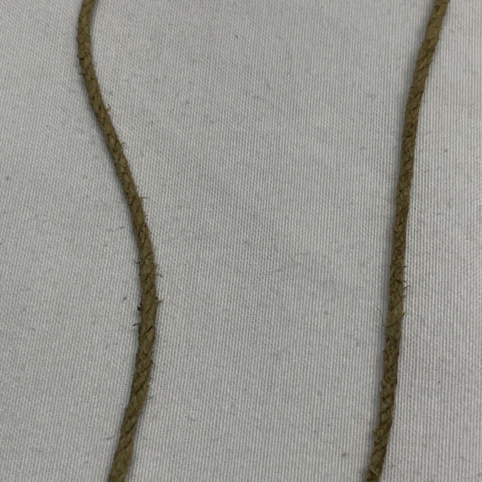 Vintage 17″ Hand Made Hemp Necklace With Shroom Mushroom Pendant Charm