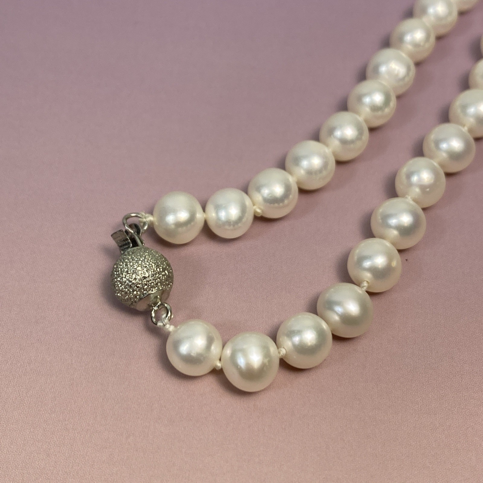 Vintage Cultured 7-8mm Pearl Necklace 45cm L