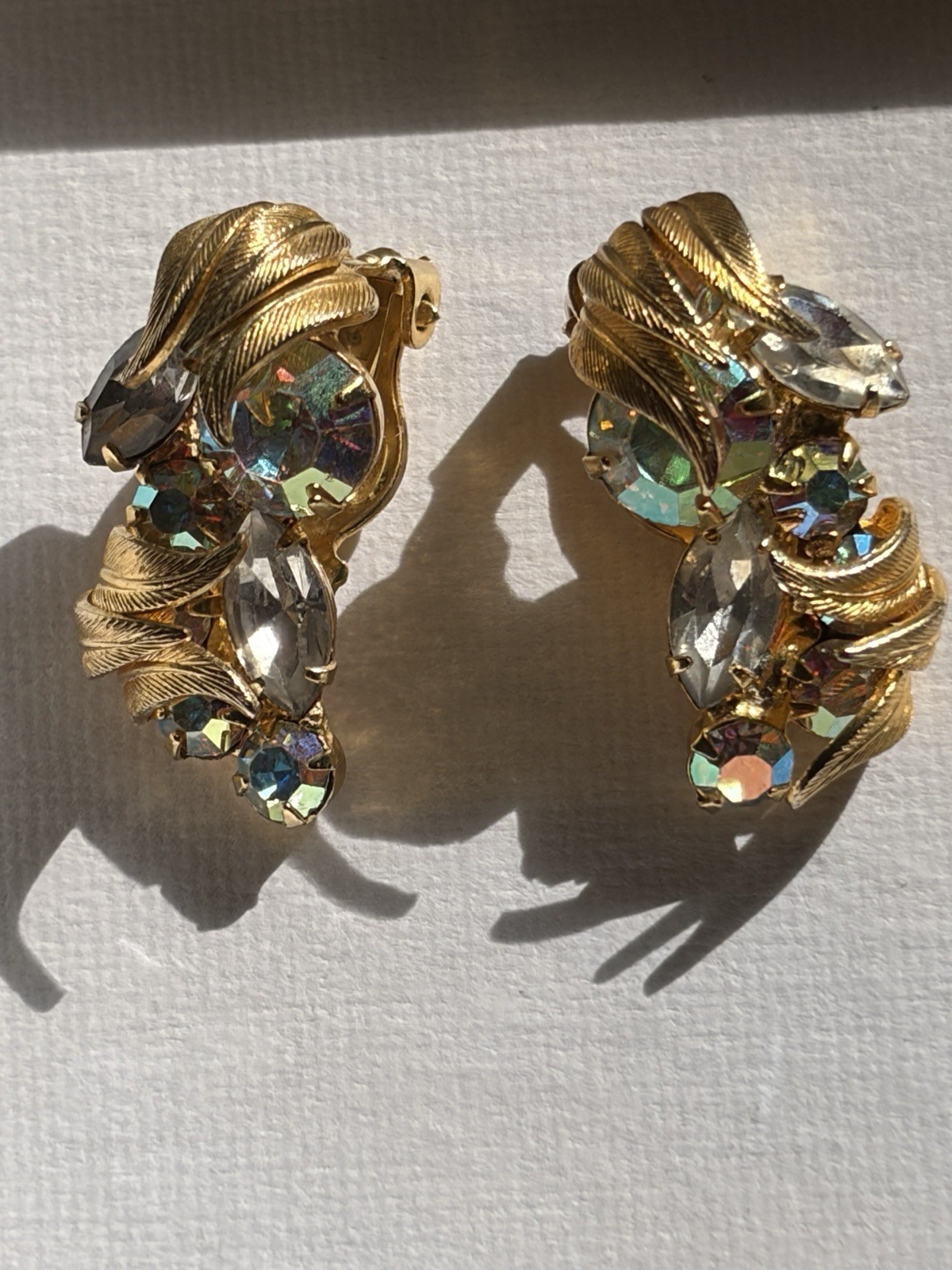Verified Juliana D&E Venus Flame Clear Navettes Earrings Book Piece Page 246