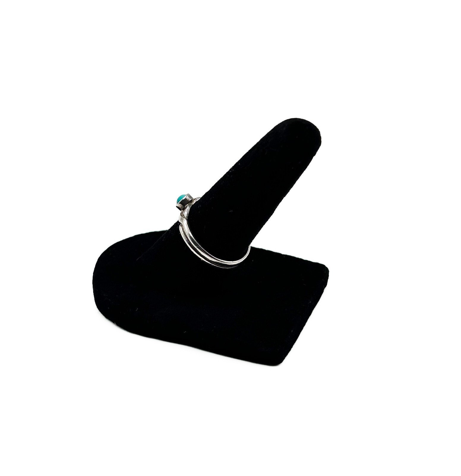Vintage Sterling Silver 925 Ring w/ Possible Turquoise Center Stone, Size 7