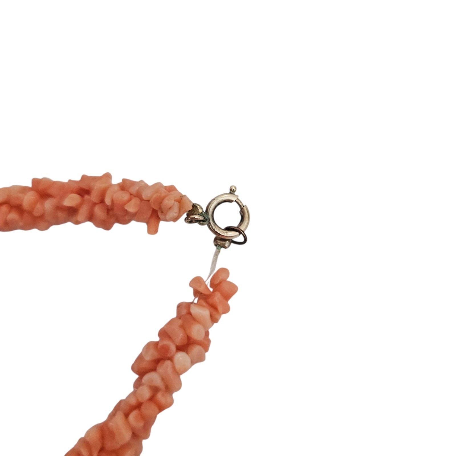 Graduated Coral Branch Necklace Vintage Genuine Natural 22″