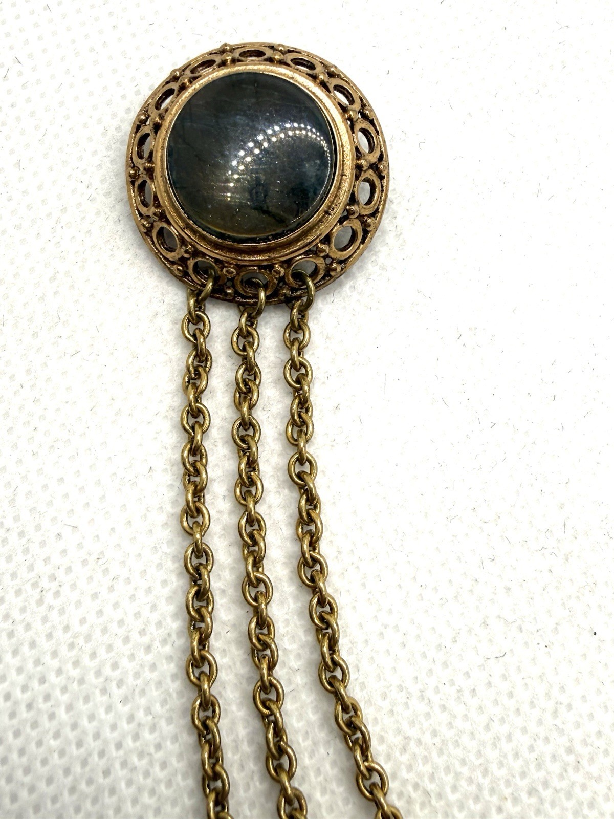 Vintage Kalevala Koru – Finland – Sterling Silver Modernist Circle Brooch / Pin