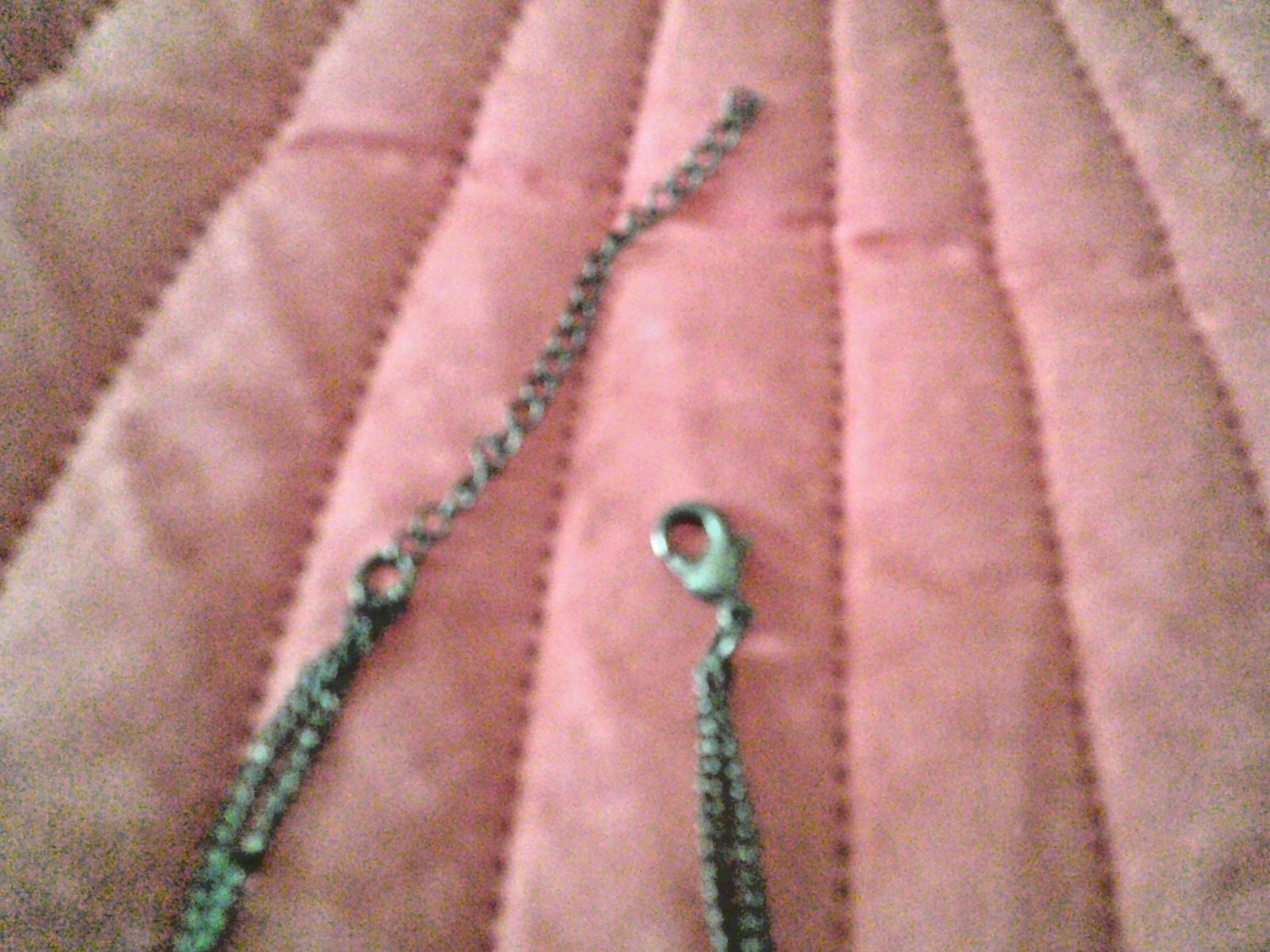 Vintage Bronze Tone 35″ Necklace Ring Size 6