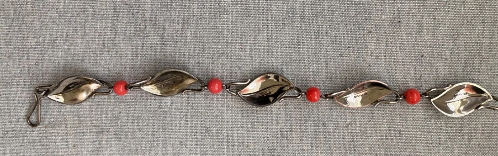 Vintage SIMMONS Sterling Silver MCM Art Deco Modernist Retro Bracelet