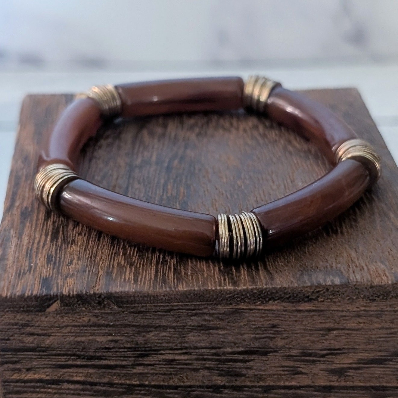 Vintage Stretch Bracelet – Chunky & Unusual – Statement