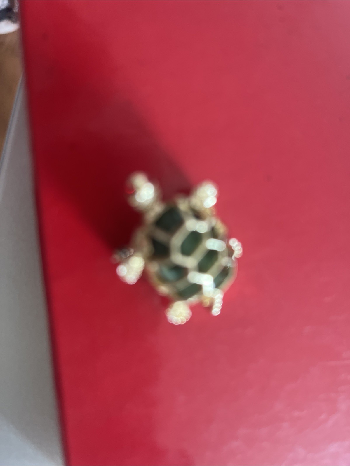 Golden Jade Turtle Pin