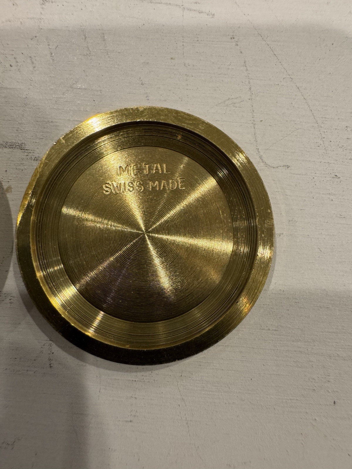 Vintage Bucherer Pendant Watch: 17 Jewel Gold-Tone Manual Wind- Working