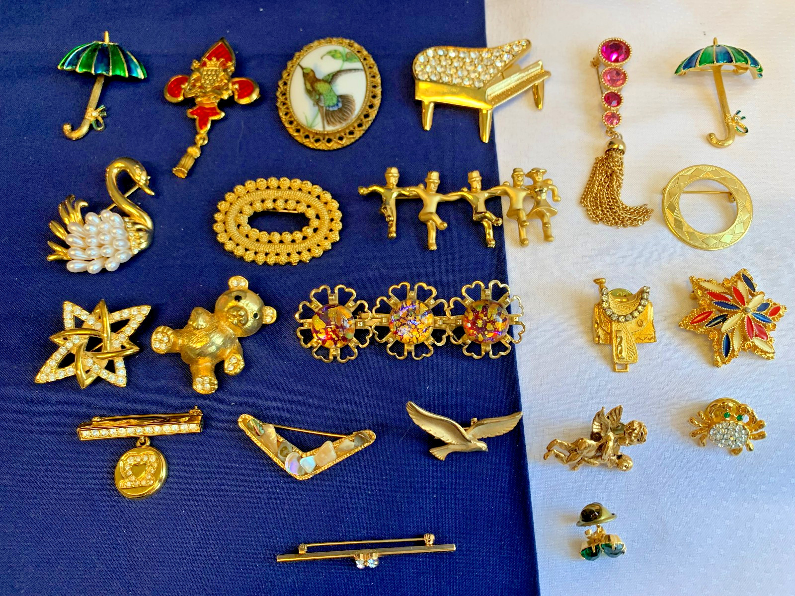 Vtg Brooch Lot Premier Designs Monet Avon Gerry’s Scatter Pins Fashion Jewelry