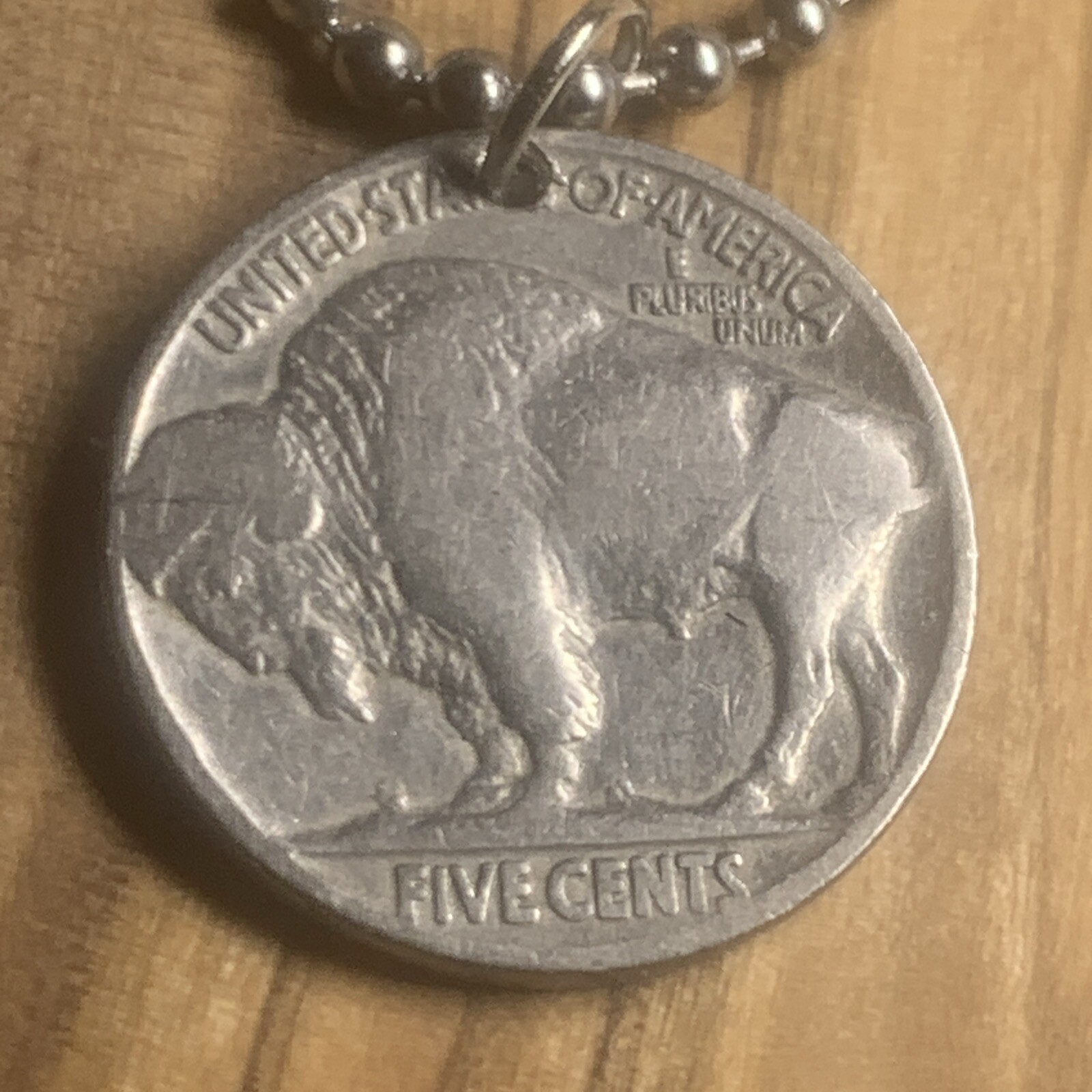Vintage US Buffalo Nickel Unisex Necklace Chief Coin Pendant Great Gift 🎁