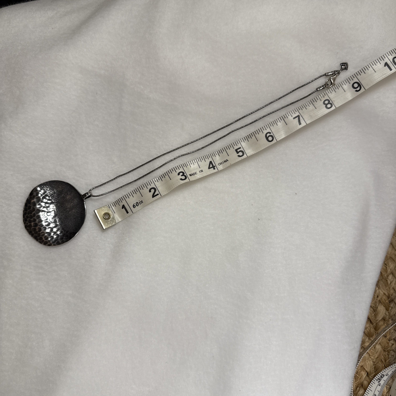 Silpada Retired Hammered Slver Neclace