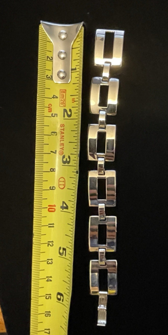 Vintage 1980’s Sterling 925 MEX Bracelet Art Deco Panel Link 6.5 In 18 gr Sale!