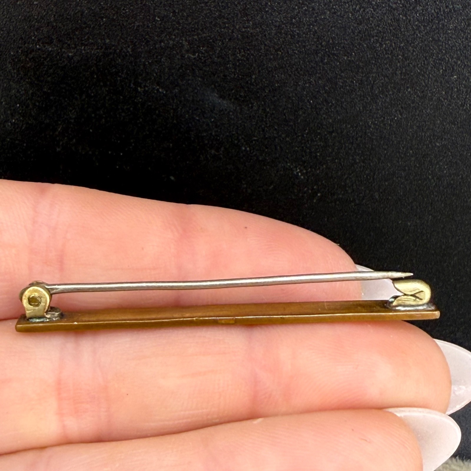 Vintage Gold Filled Bar Brooch