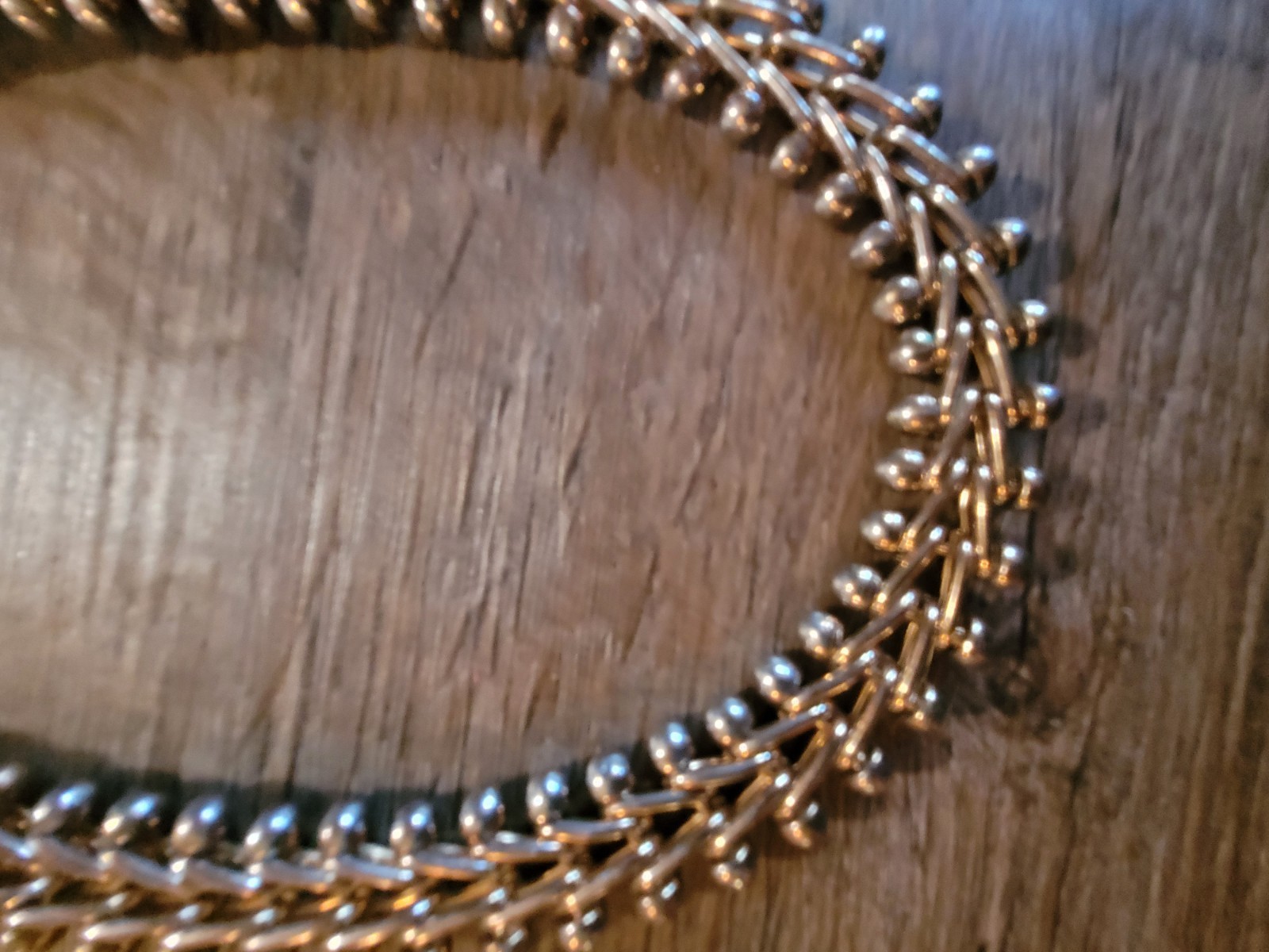 Silvertone Link Chain Articulated Necklace Vintage Costume Jewelry