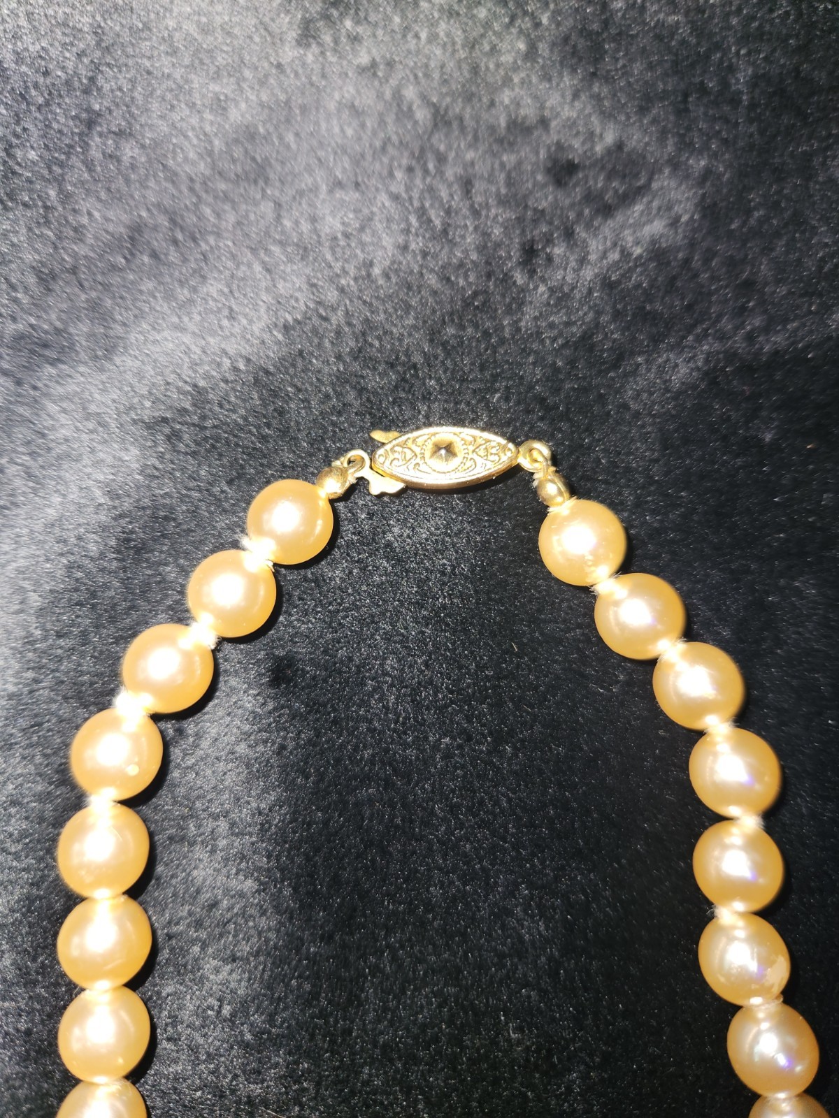 18 Inch Vintage Faux Pearl Necklace Lobster Claw Clasp Unbranded