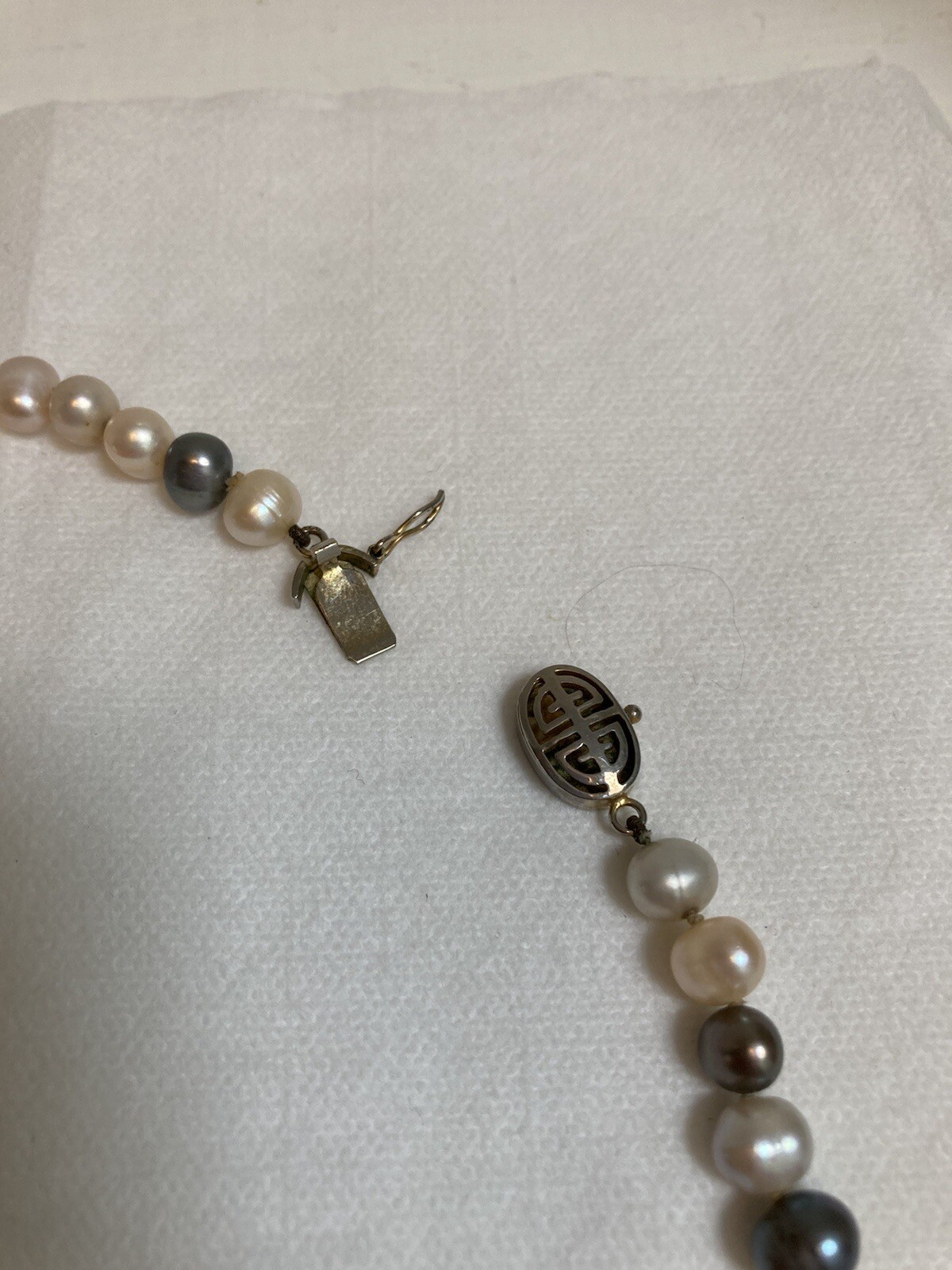 Every day essential Mixed Pearl Strand Necklace 17 inch