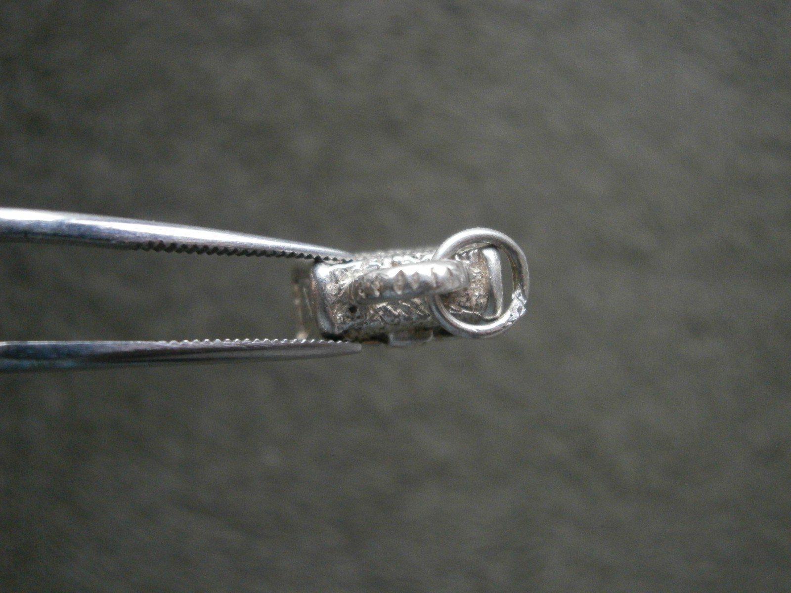 Purse Handbag Vintage Solid Sterling Silver Bracelet Charm Pendant 2.5g