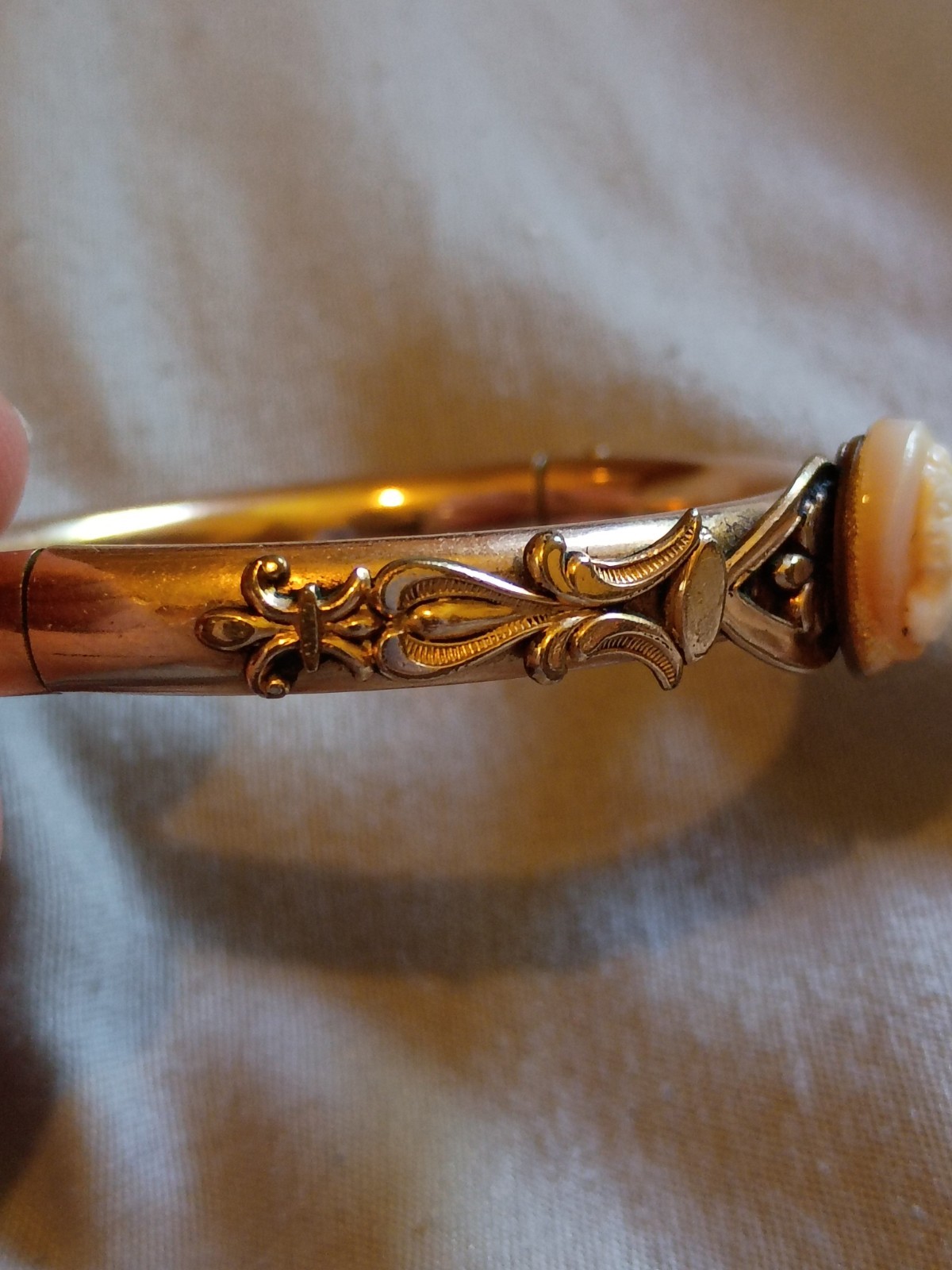 Antique Repurposed D.I.X. Gold Filled Bracelet.