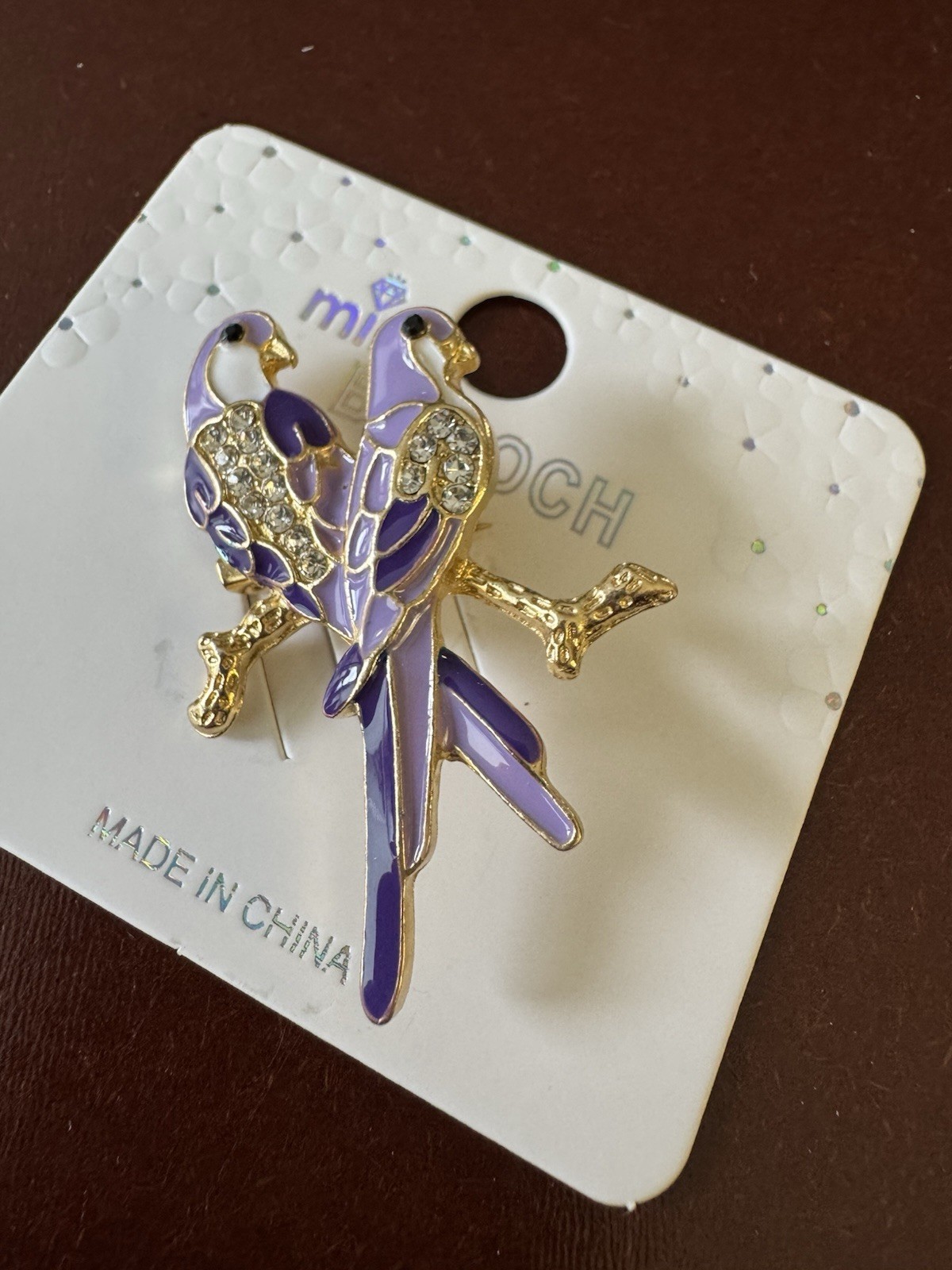 Parrot Brooch Pin