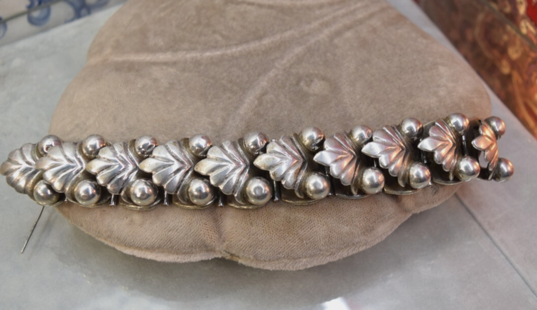 Vintage 980 Sterling Taxco Mexico Bracelet 93 Grams Serafin Moctezuma