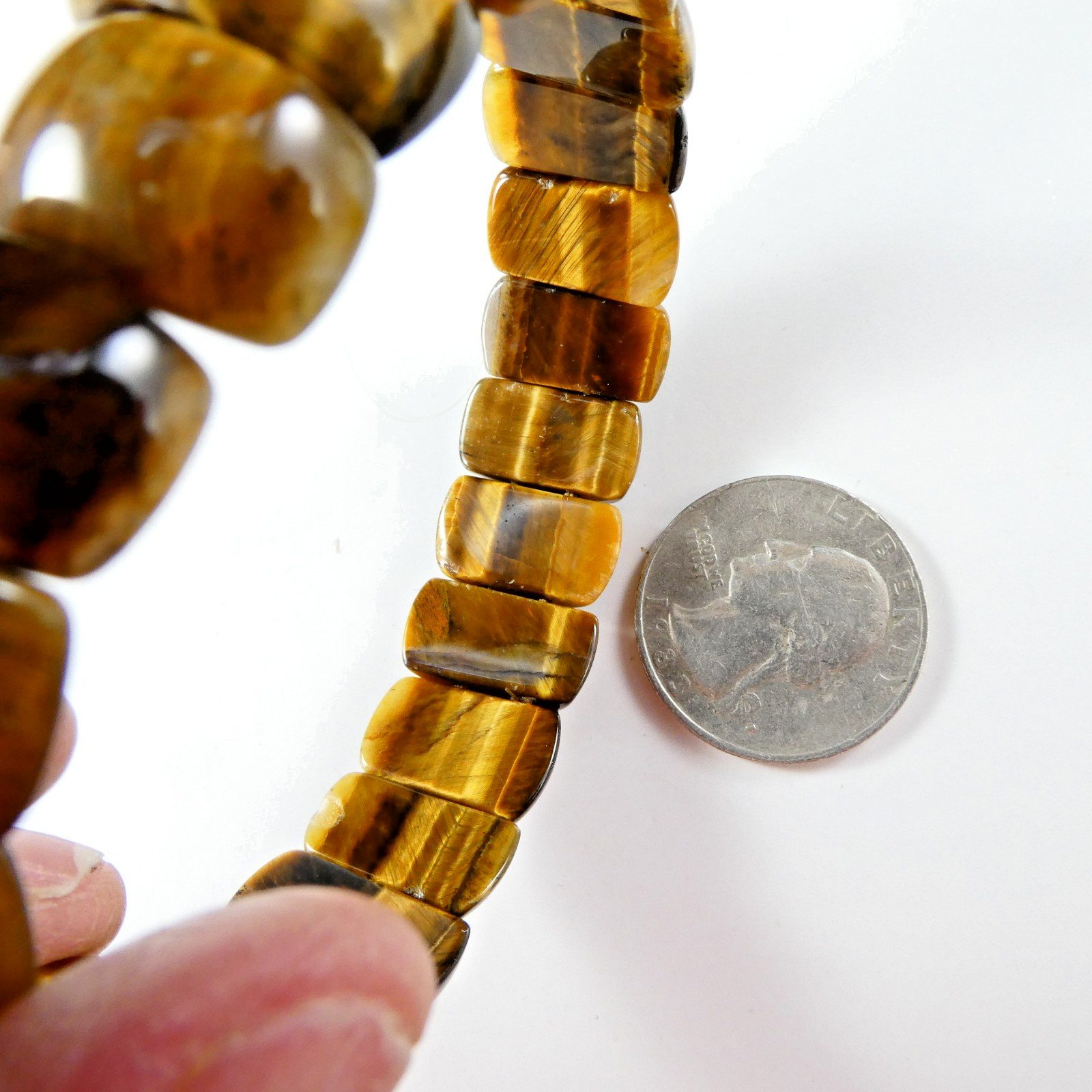 Pretty Tigers Eye Bangle Bracelet Expansion Style Designer Quality HSN