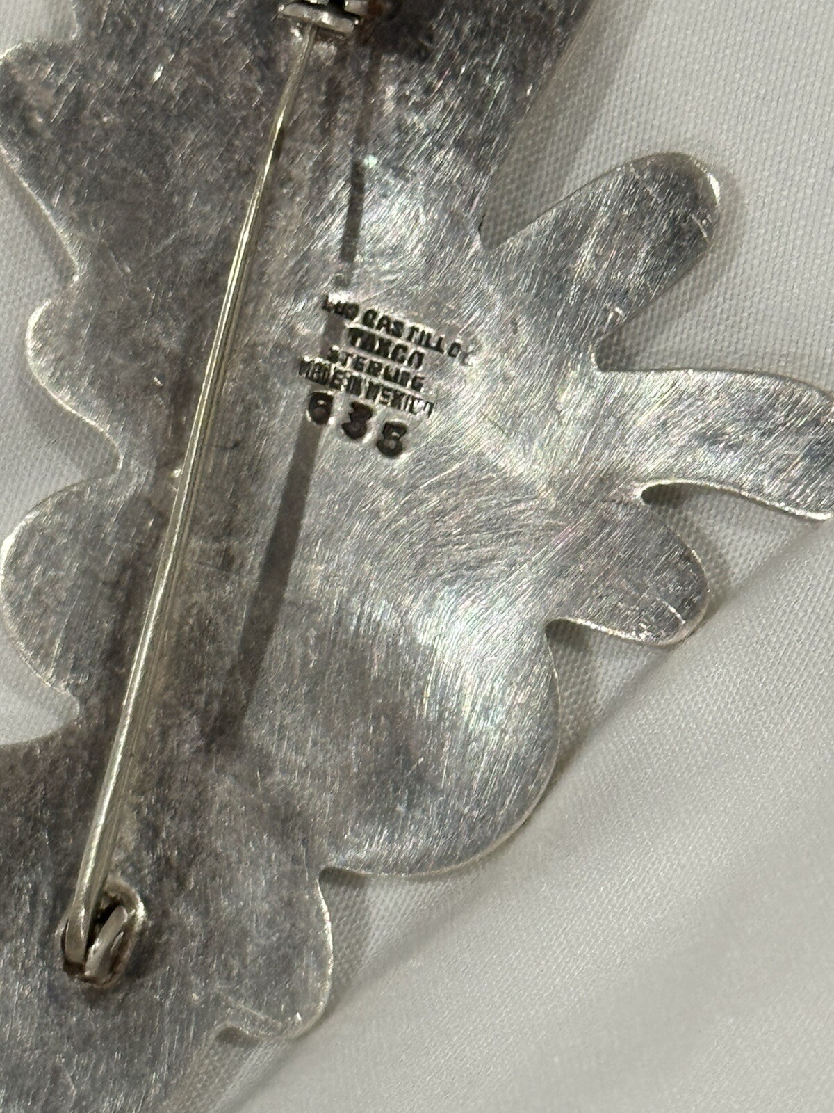 Vintage Taxco Los Castillo Sterling Pin Brooch