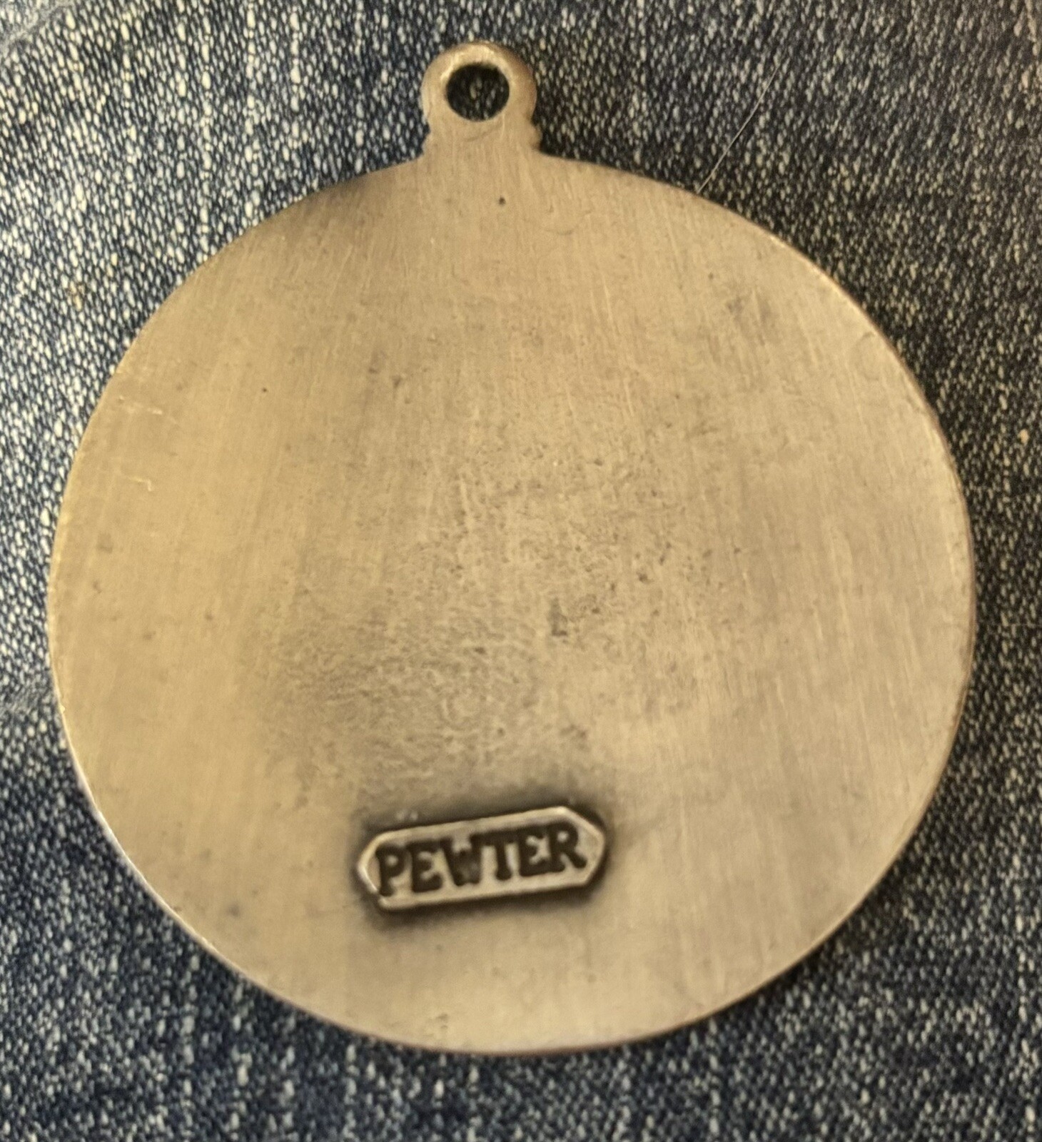 Vntg Pewter Pendent Necklace Bicentennial Spirit Of 76. No chain Included