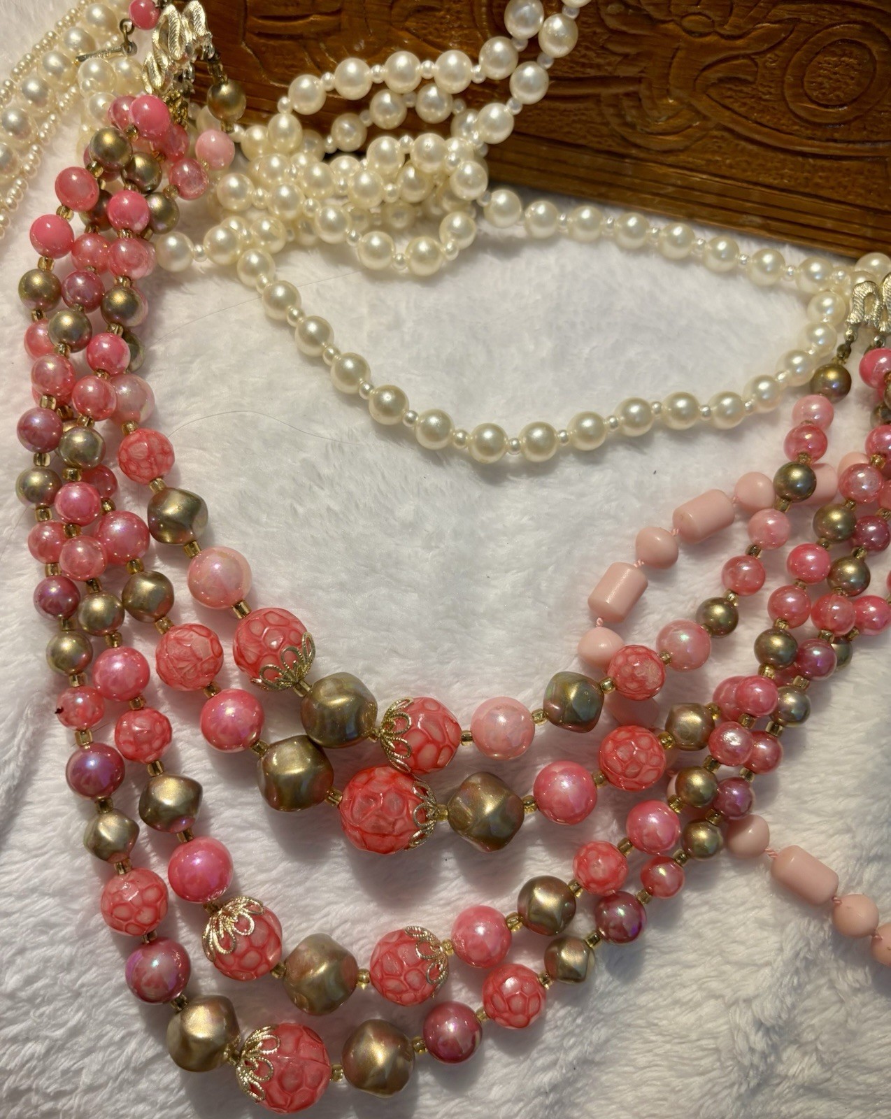 Romantic Estate Jewelry Lot Chest Sterling Gold Filled Pearls Hollycraft 1928