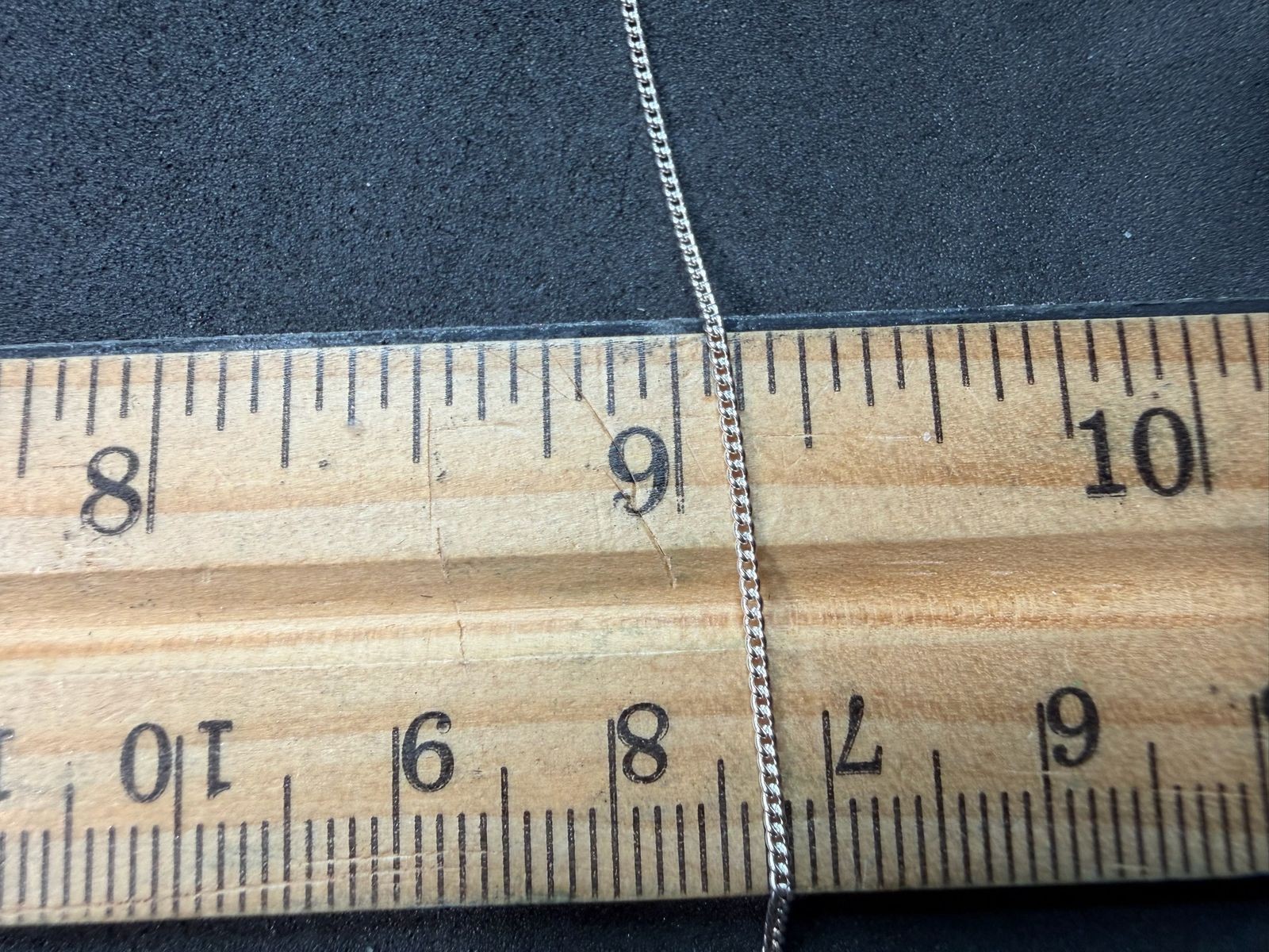 1.58g Vintage Sterling Silver 925 Star Pendant Chain Necklace 16 in M