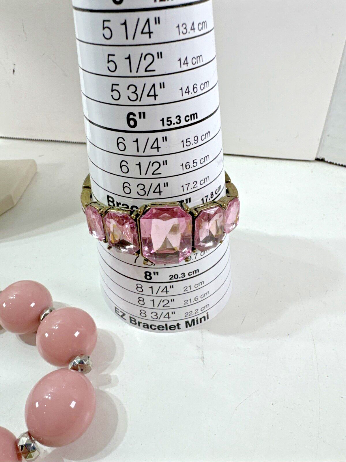 Beautiful Vintage Estate Lot 3x PINKS Beaded/Metal Necklaces & Bracelet